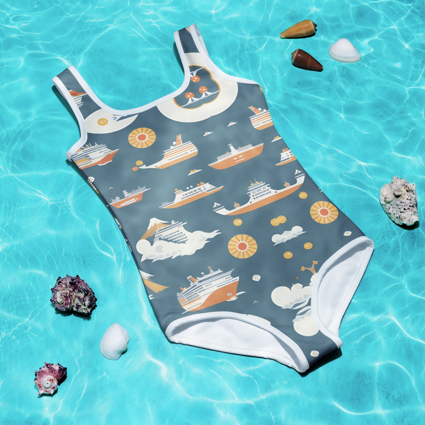 All-Over Print Kids Swimsuit