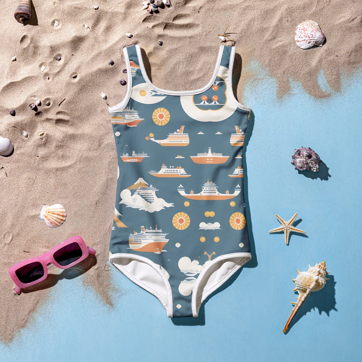 All-Over Print Kids Swimsuit