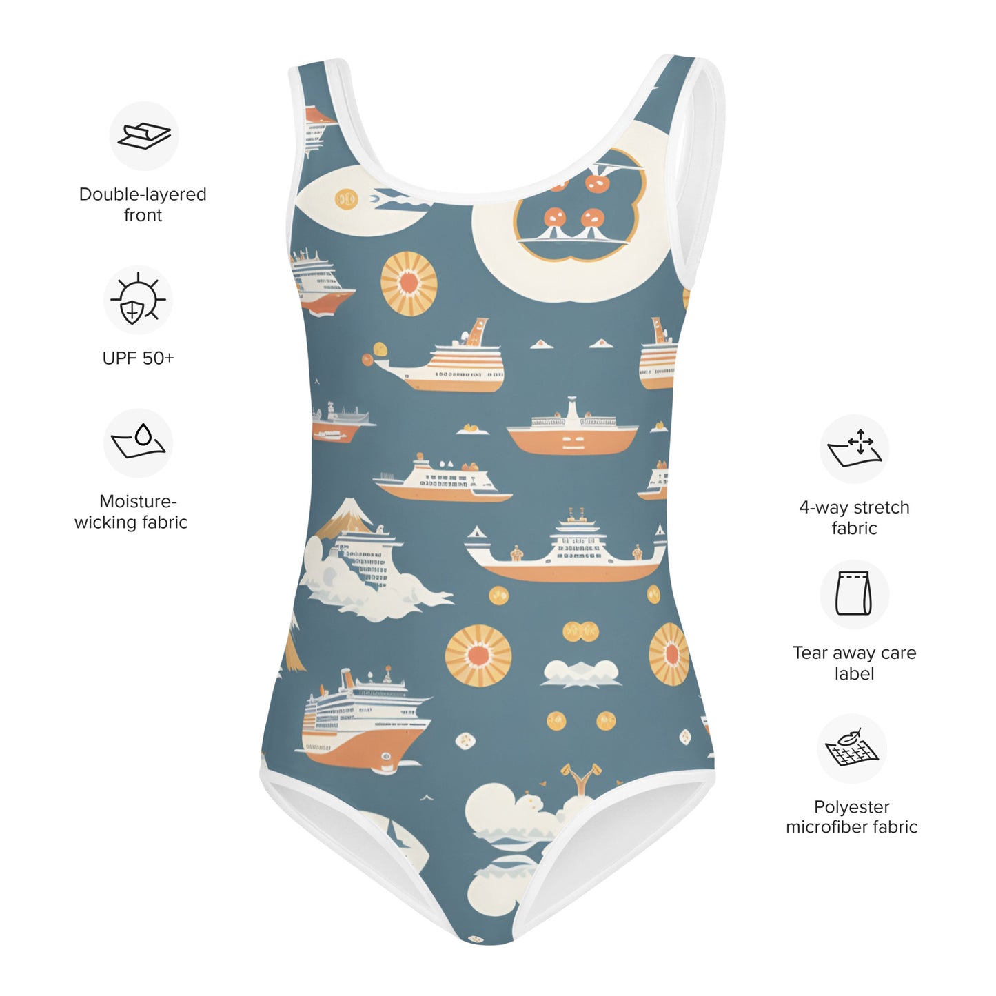 All-Over Print Kids Swimsuit