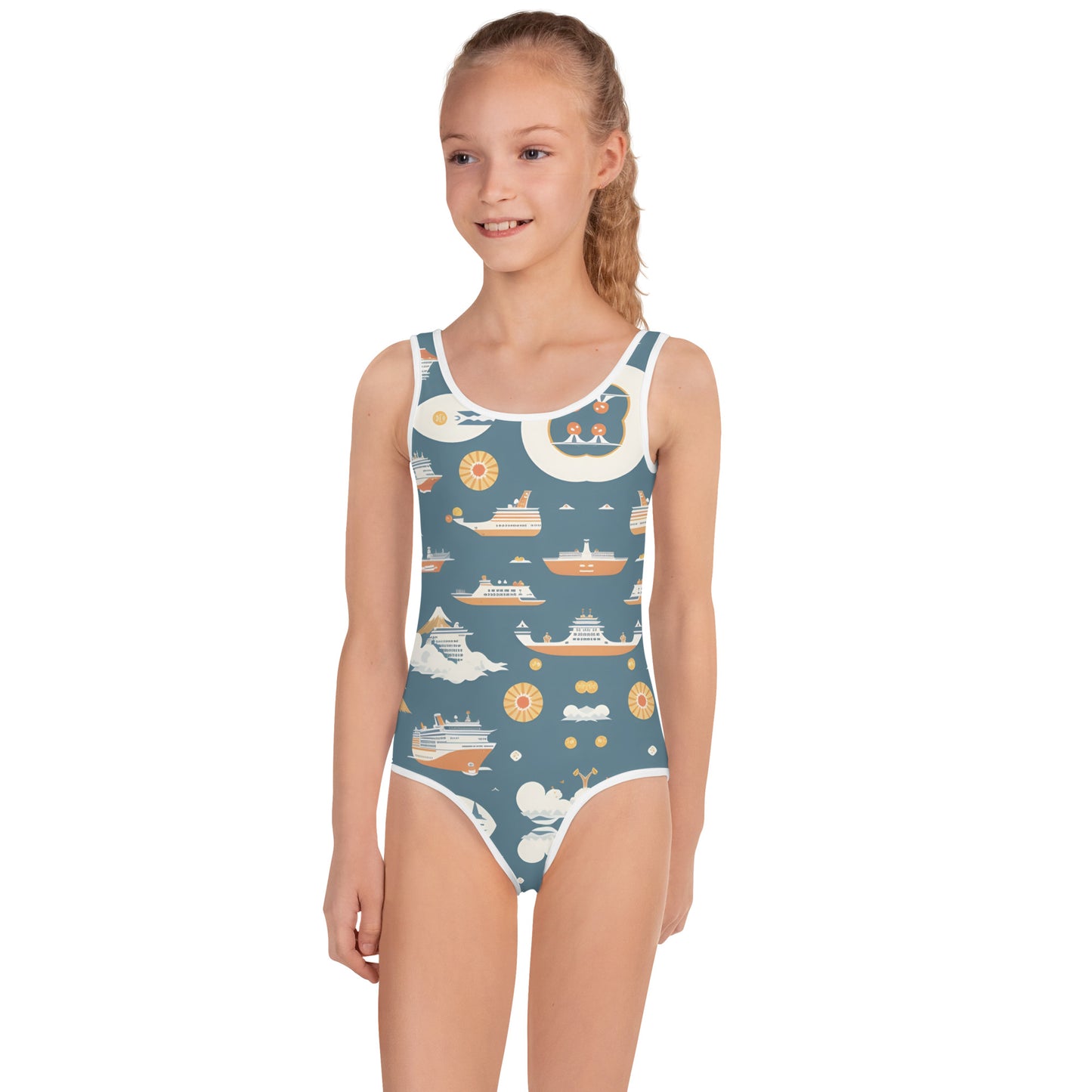 All-Over Print Kids Swimsuit