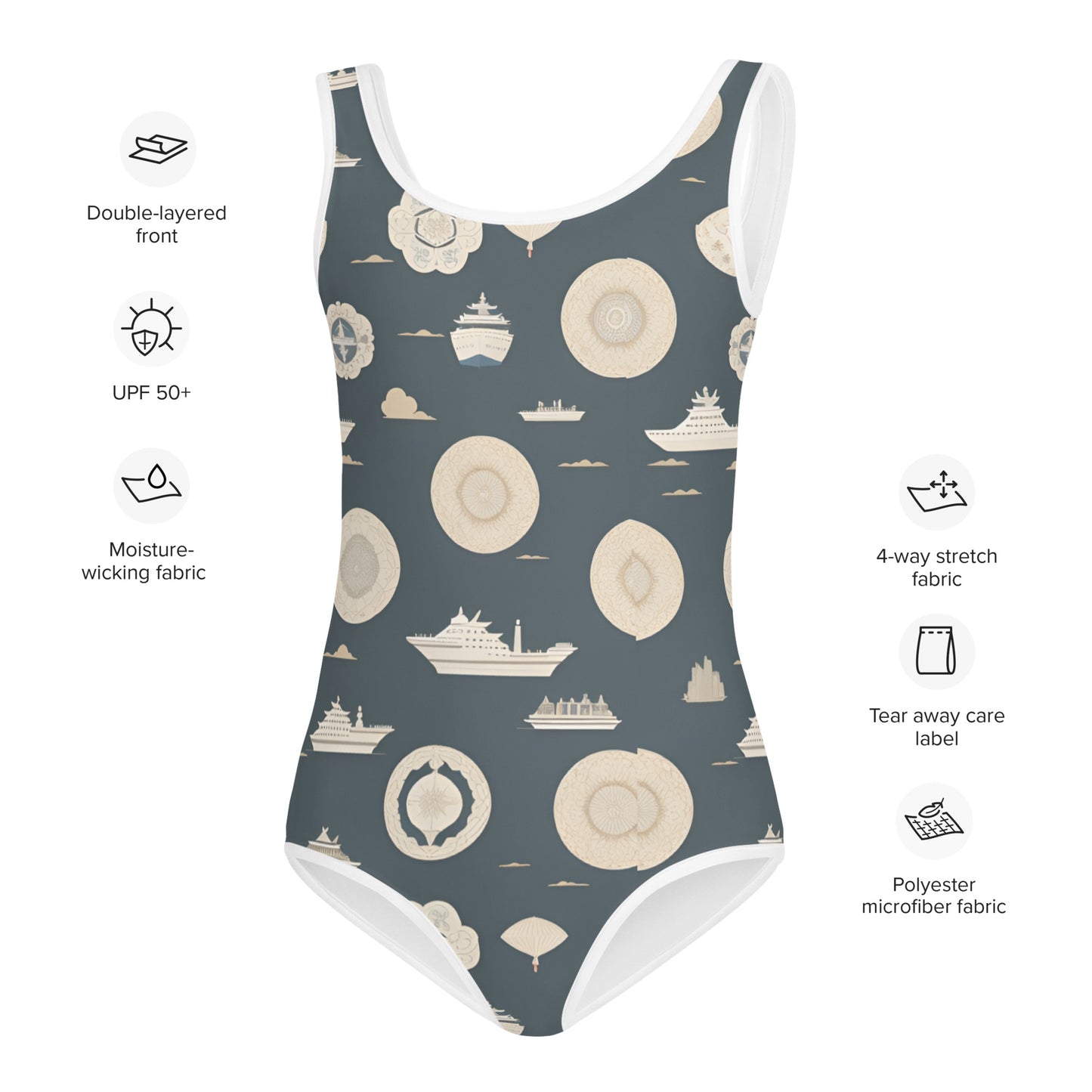 All-Over Print Kids Swimsuit