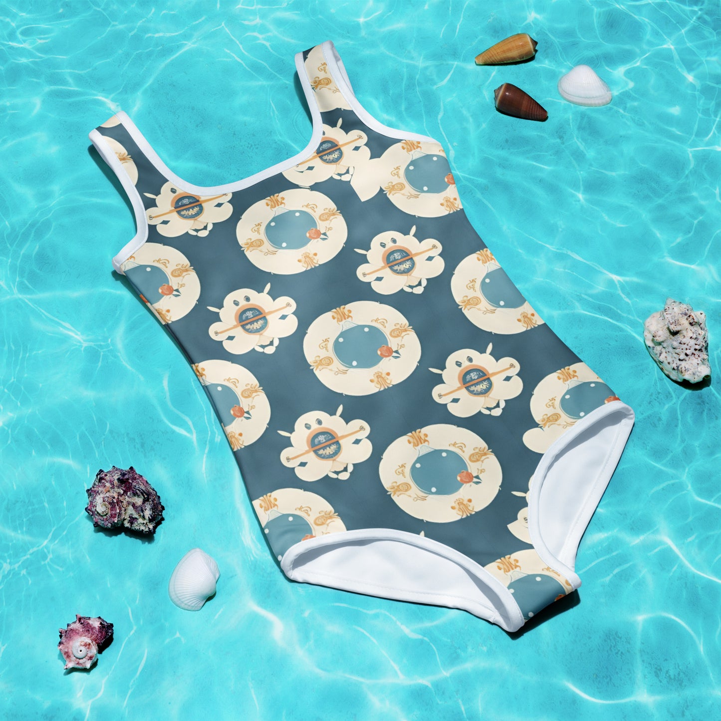 All-Over Print Kids Swimsuit