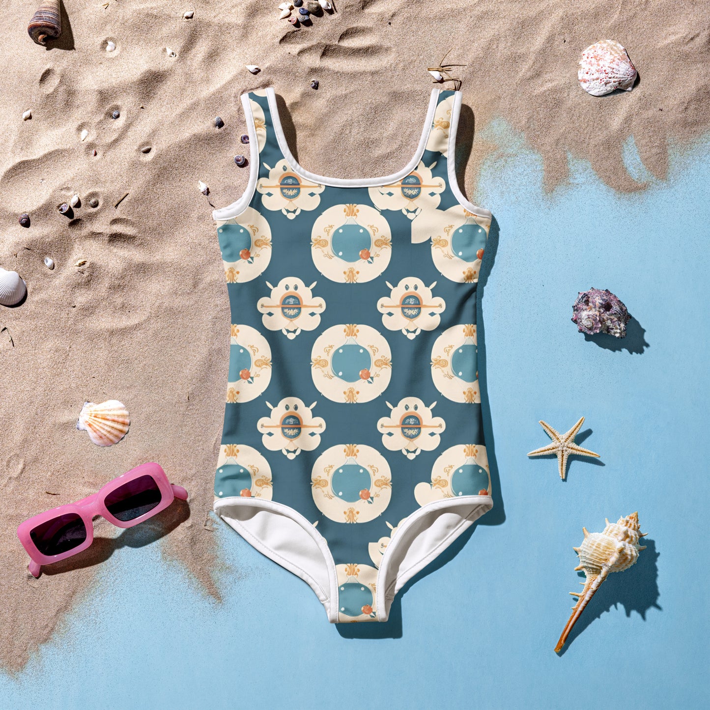 All-Over Print Kids Swimsuit