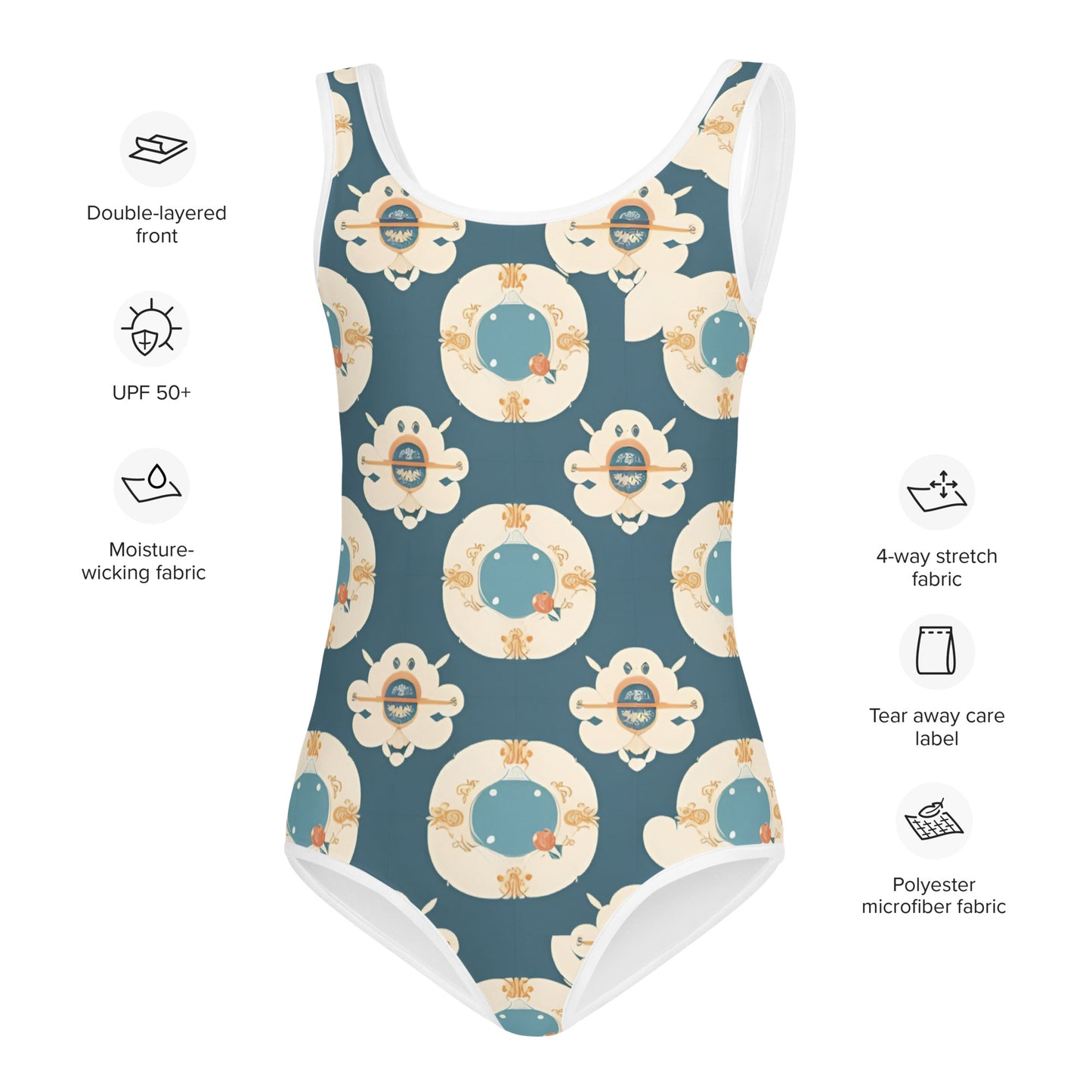 All-Over Print Kids Swimsuit