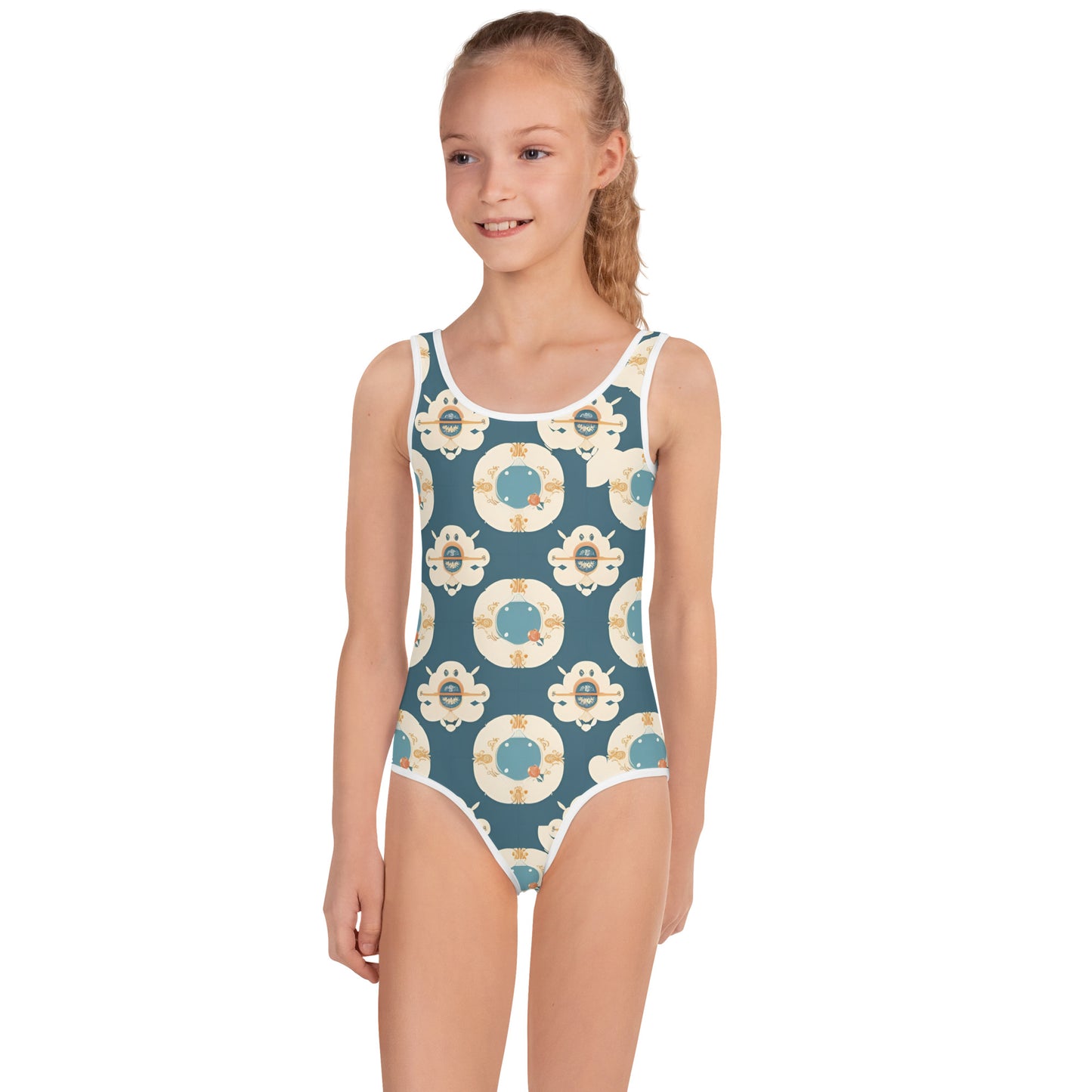 All-Over Print Kids Swimsuit