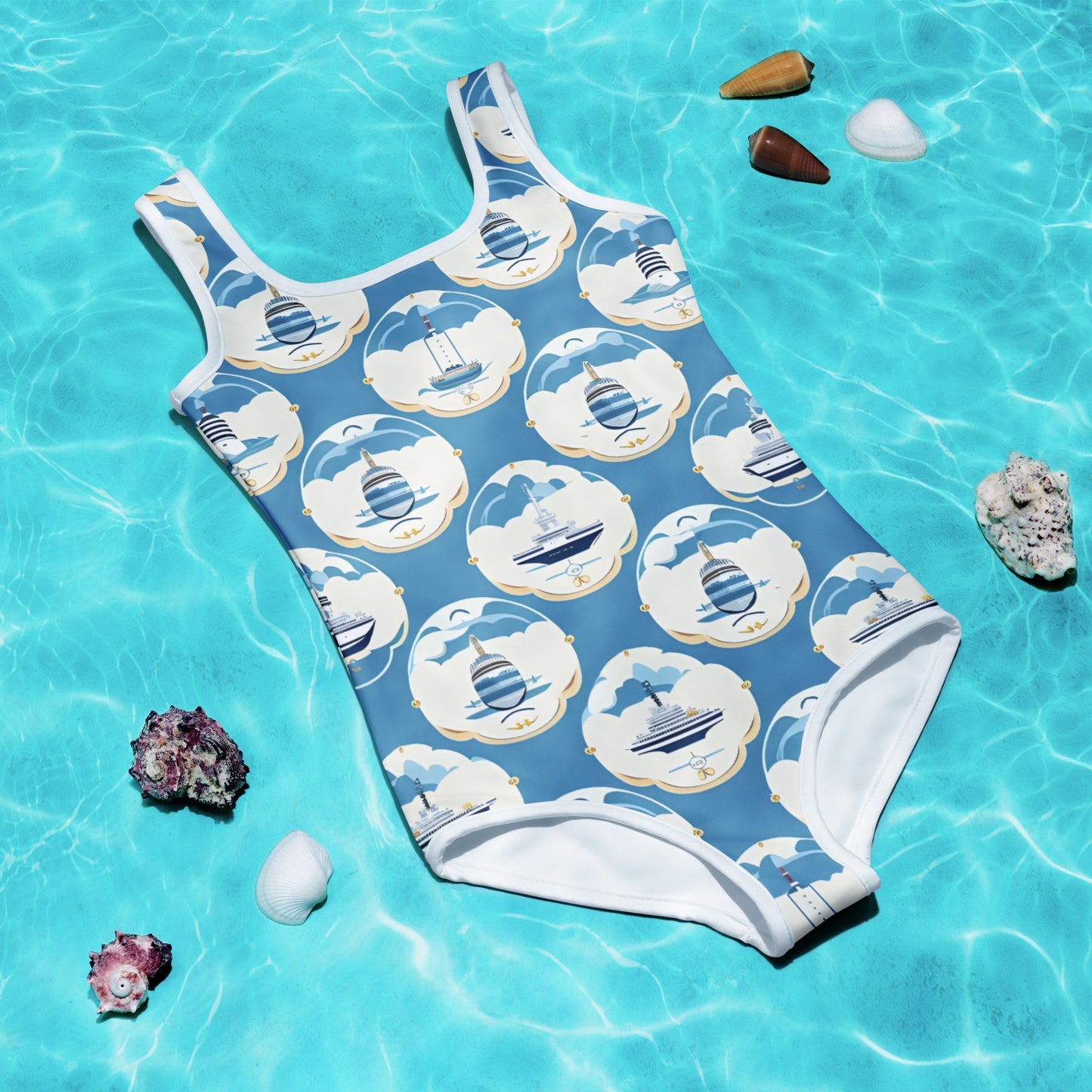 All-Over Print Kids Swimsuit