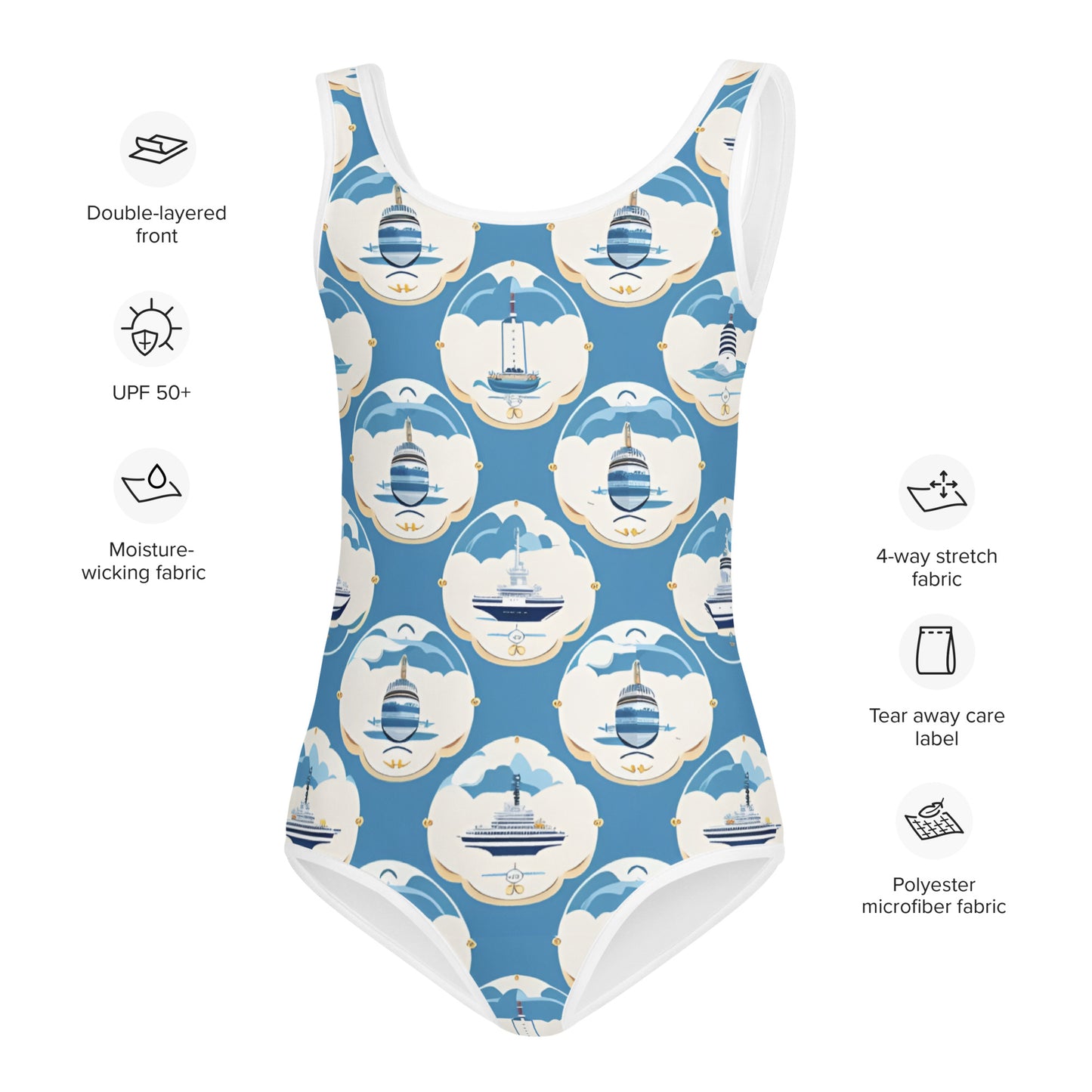 All-Over Print Kids Swimsuit