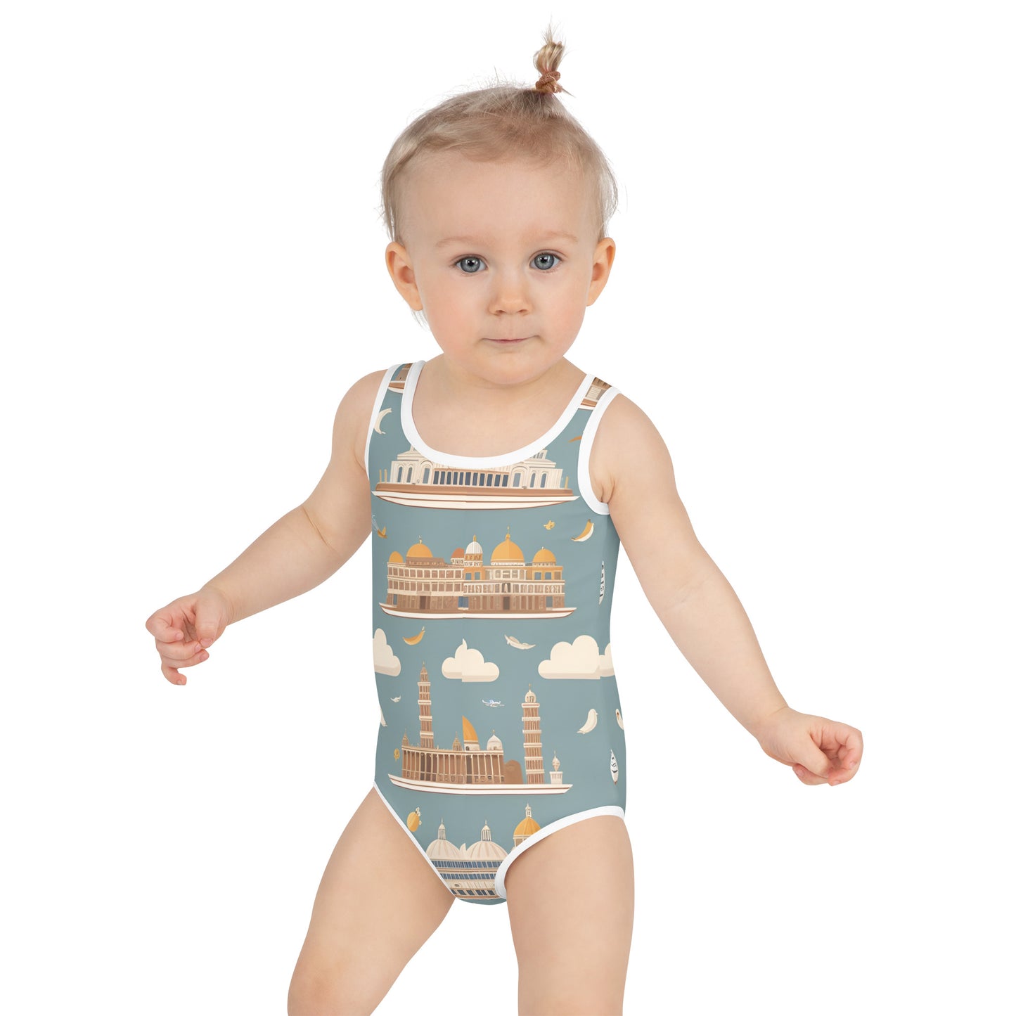 All-Over Print Kids Swimsuit