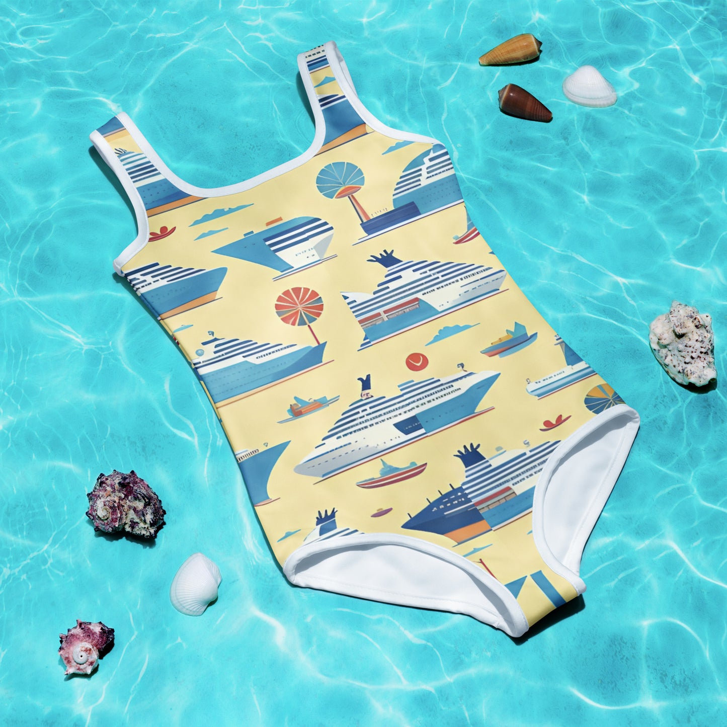 All-Over Print Kids Swimsuit