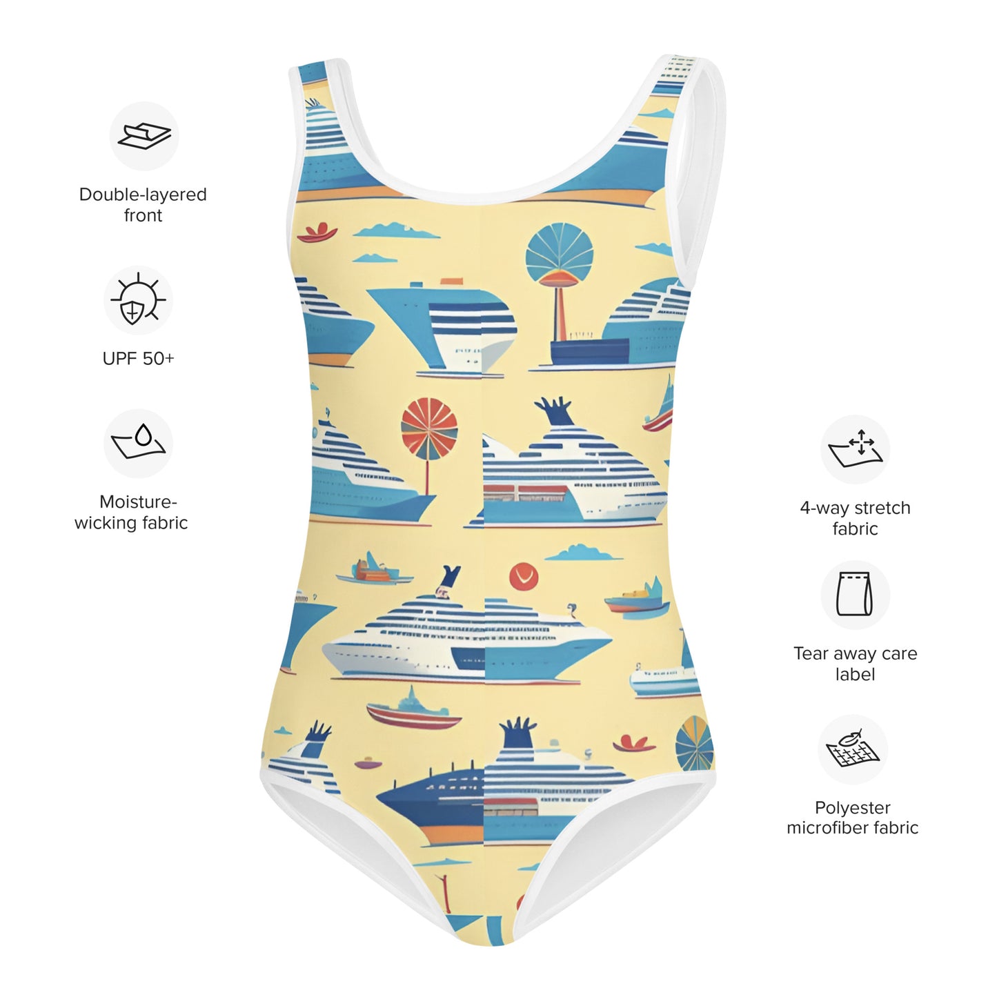 All-Over Print Kids Swimsuit