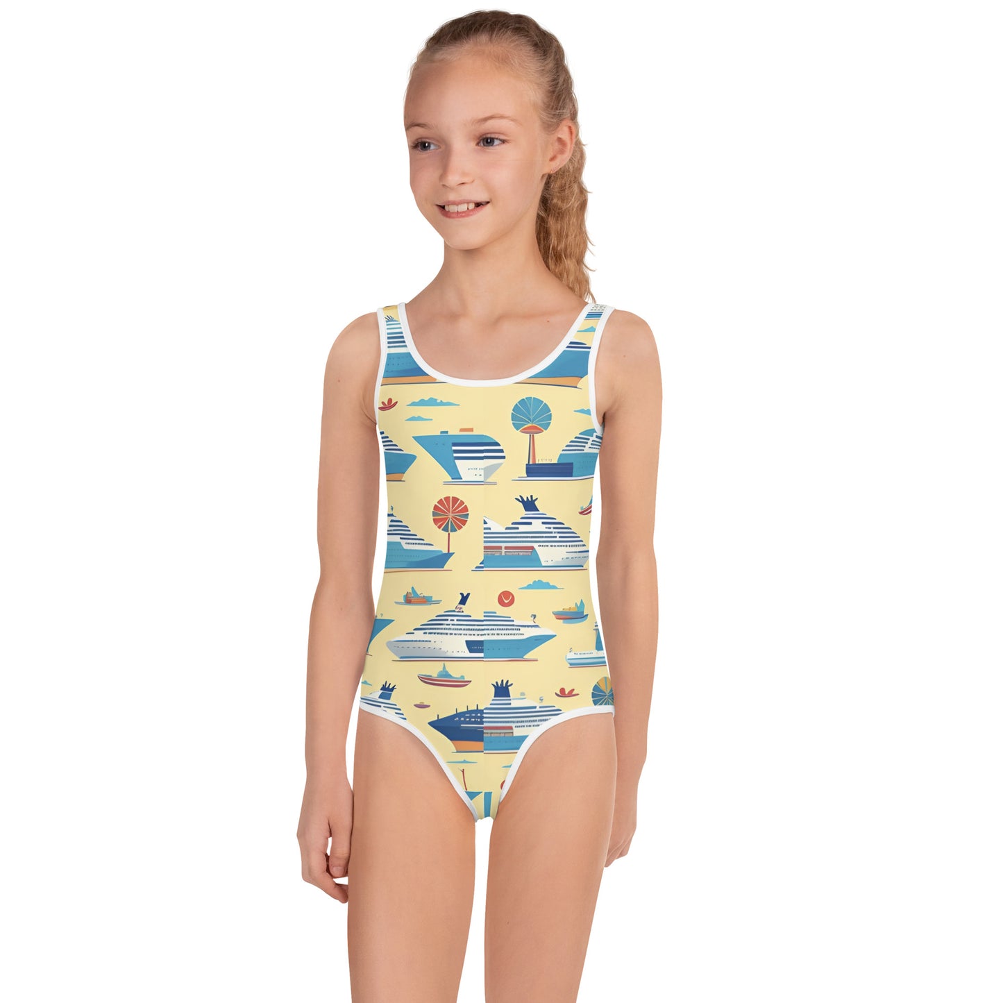 All-Over Print Kids Swimsuit