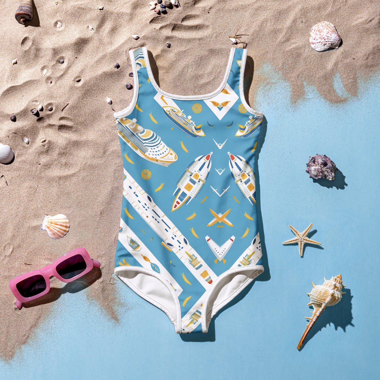 All-Over Print Kids Swimsuit