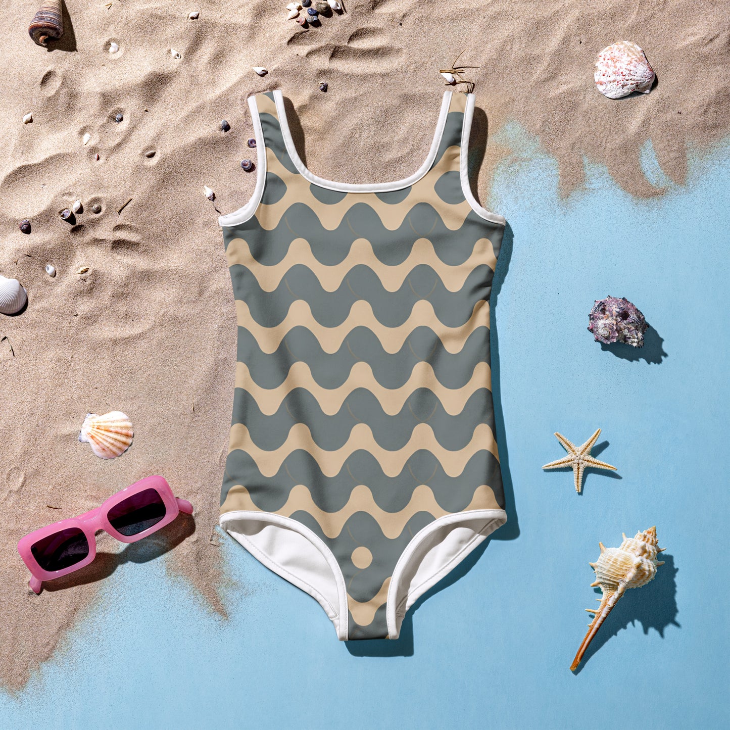 All-Over Print Kids Swimsuit