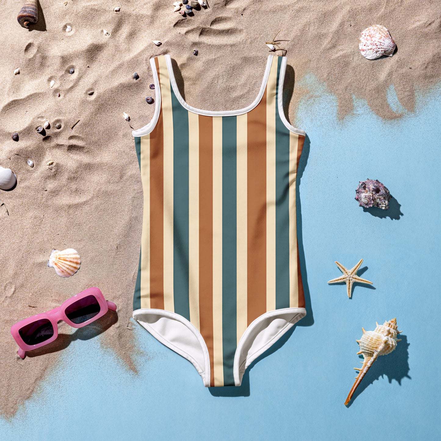 All-Over Print Kids Swimsuit