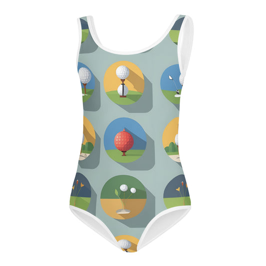 All-Over Print Kids Swimsuit