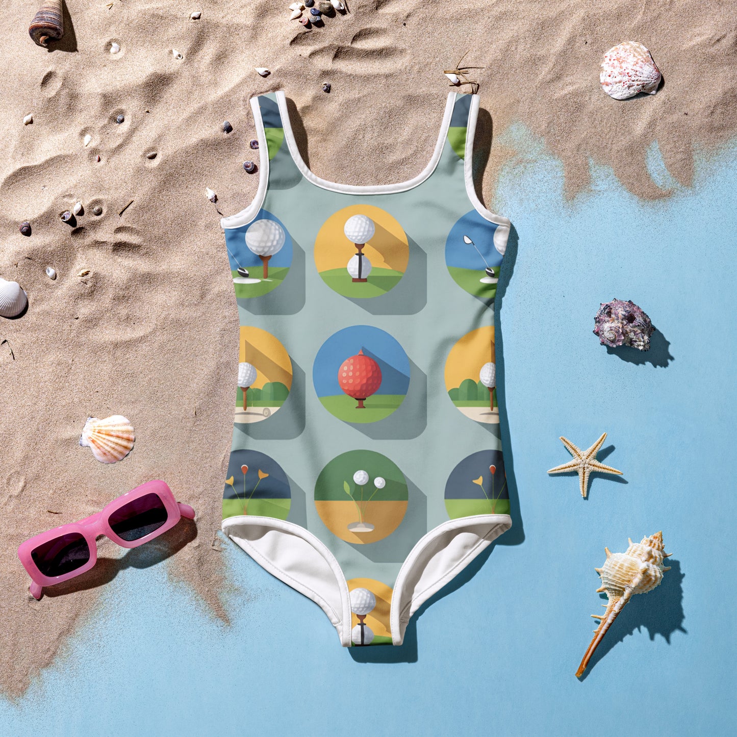 All-Over Print Kids Swimsuit