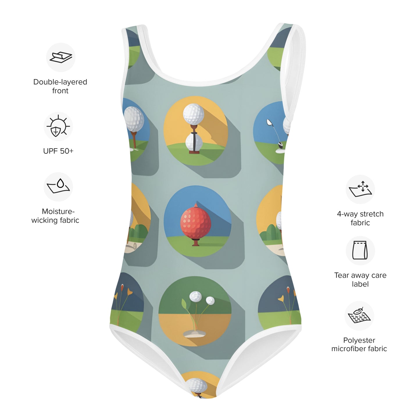 All-Over Print Kids Swimsuit