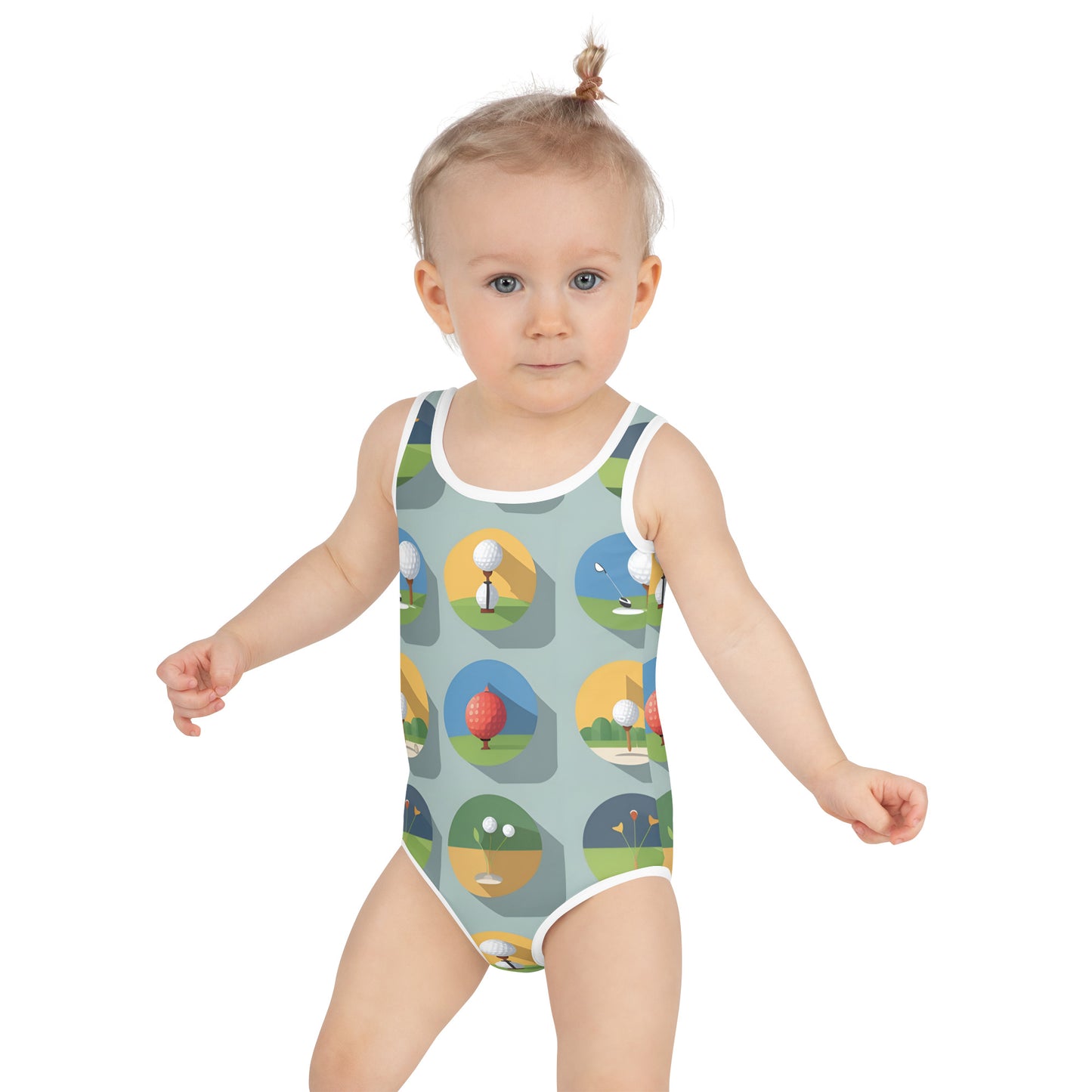 All-Over Print Kids Swimsuit