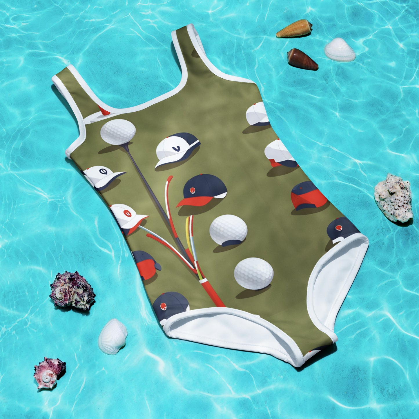 All-Over Print Kids Swimsuit