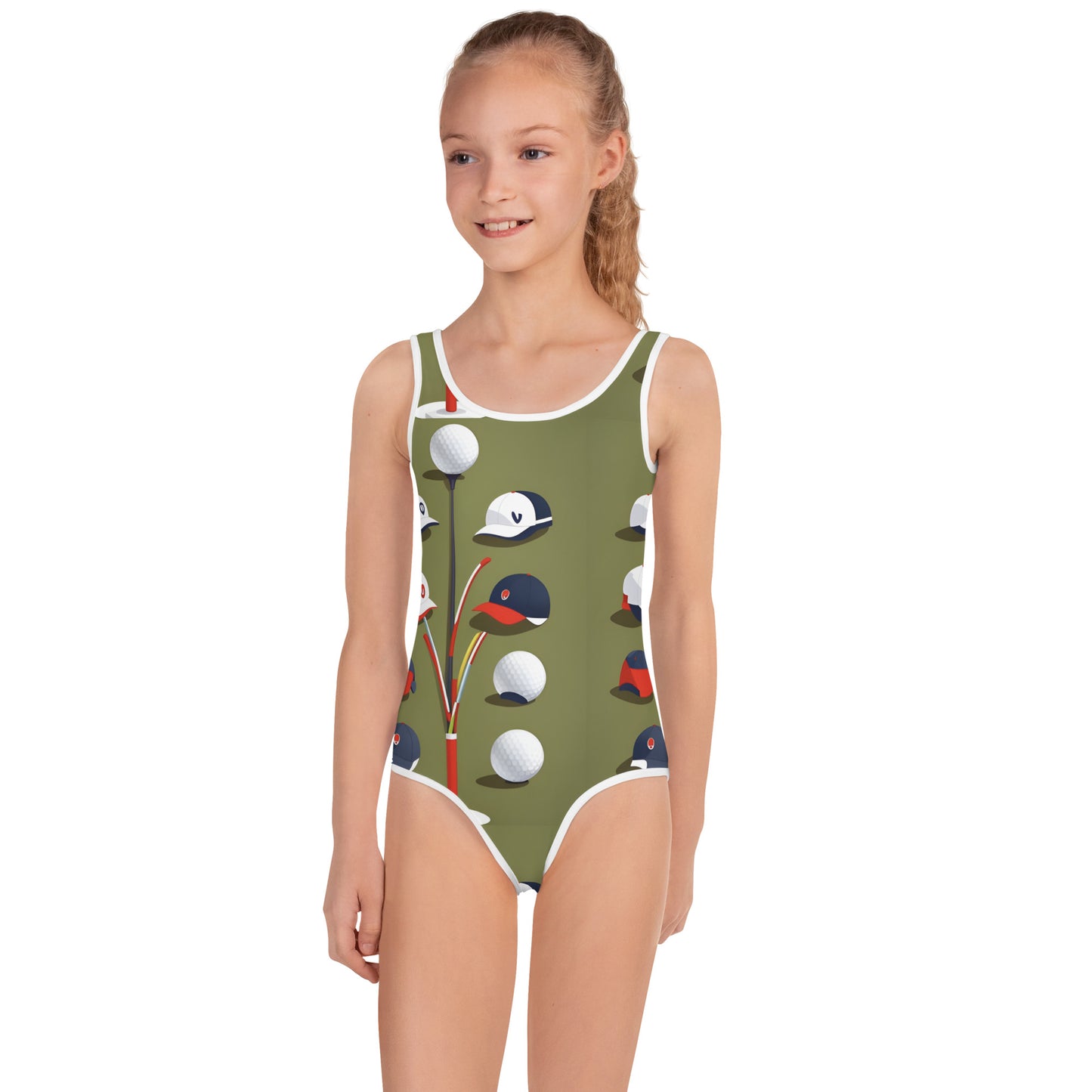 All-Over Print Kids Swimsuit