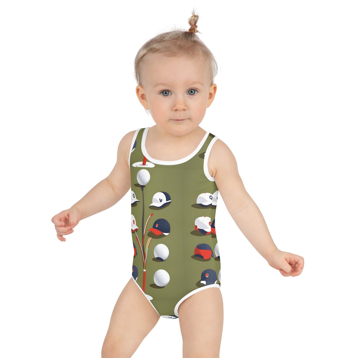 All-Over Print Kids Swimsuit