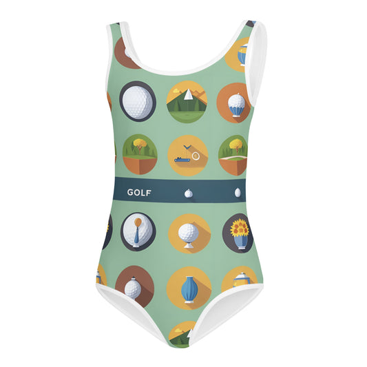 All-Over Print Kids Swimsuit