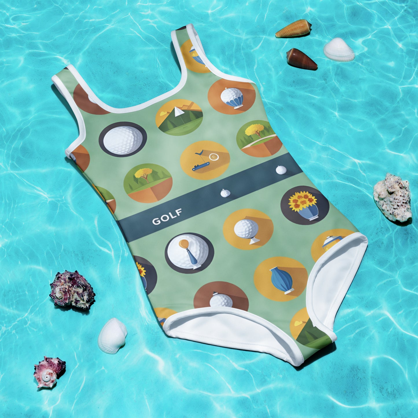 All-Over Print Kids Swimsuit