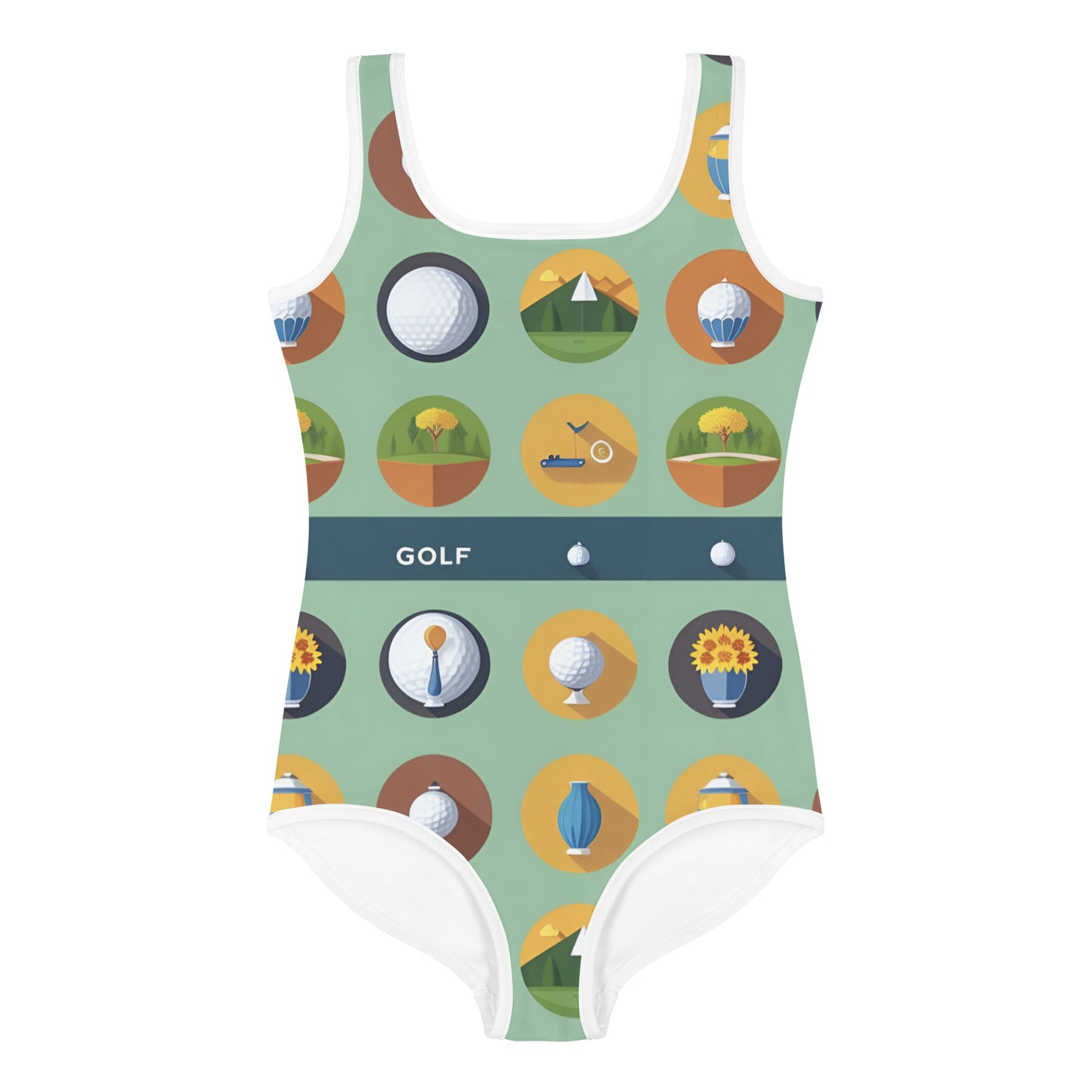 All-Over Print Kids Swimsuit