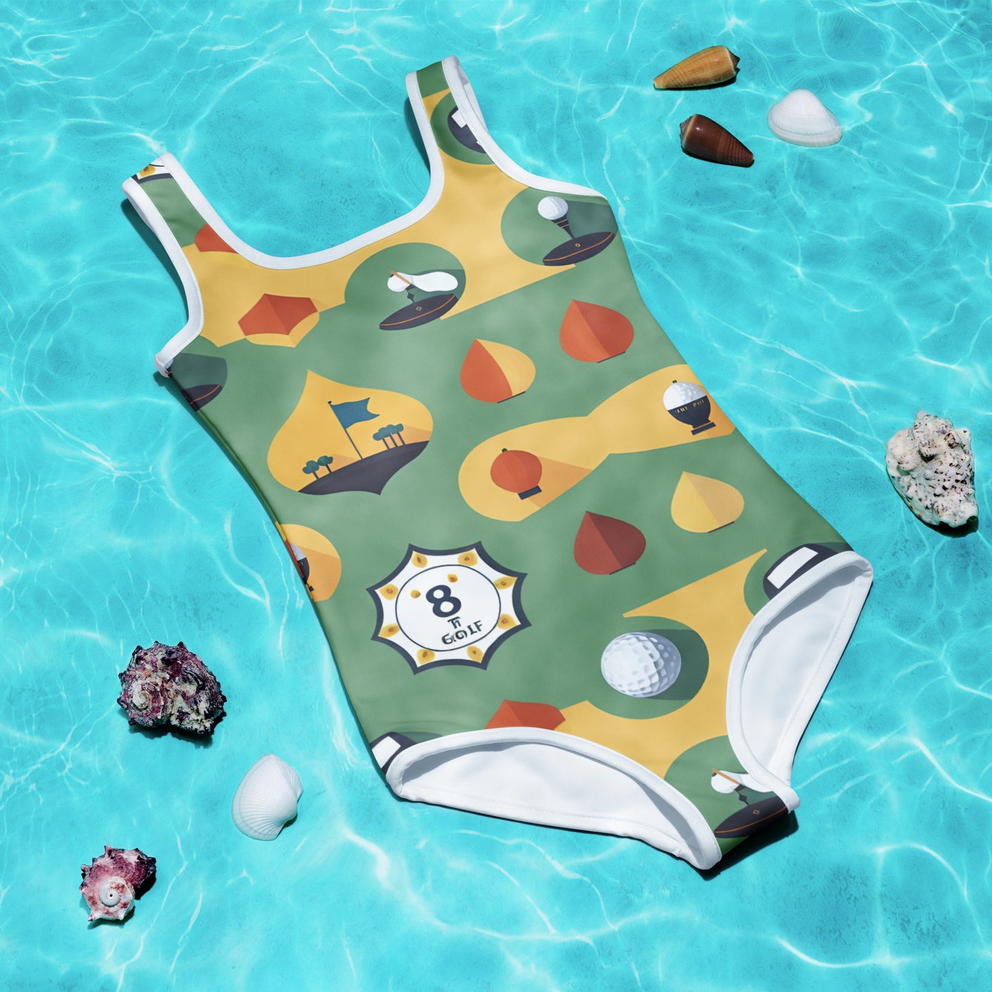 All-Over Print Kids Swimsuit