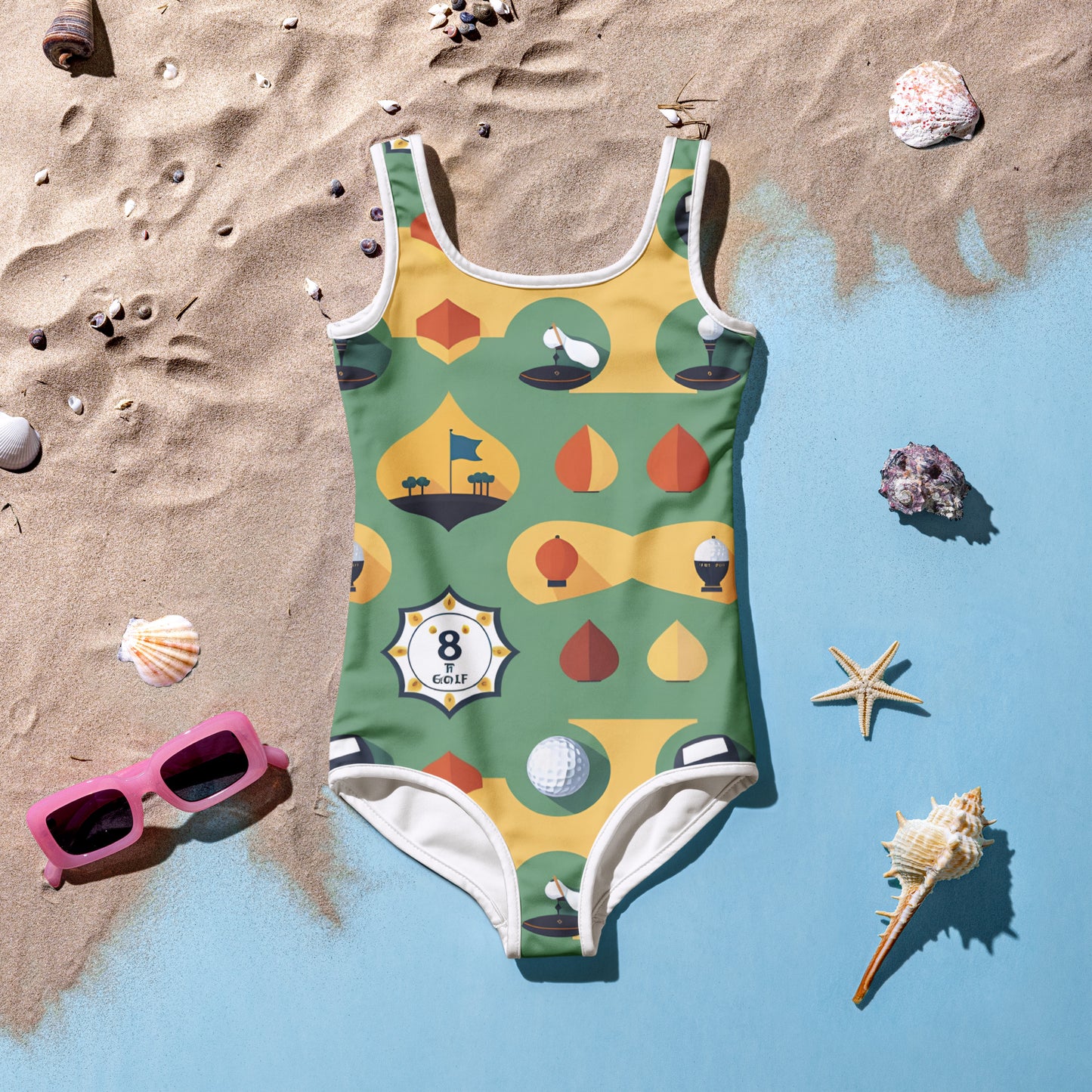 All-Over Print Kids Swimsuit