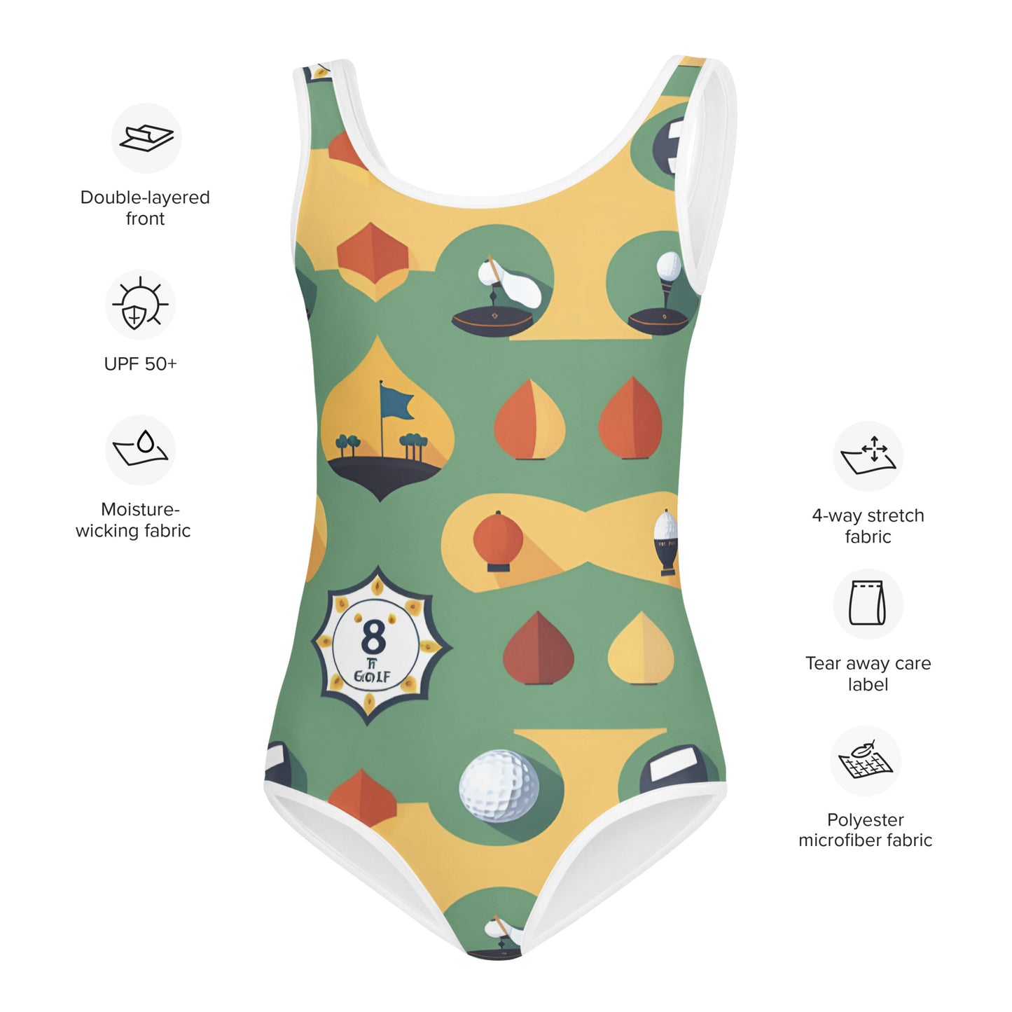 All-Over Print Kids Swimsuit