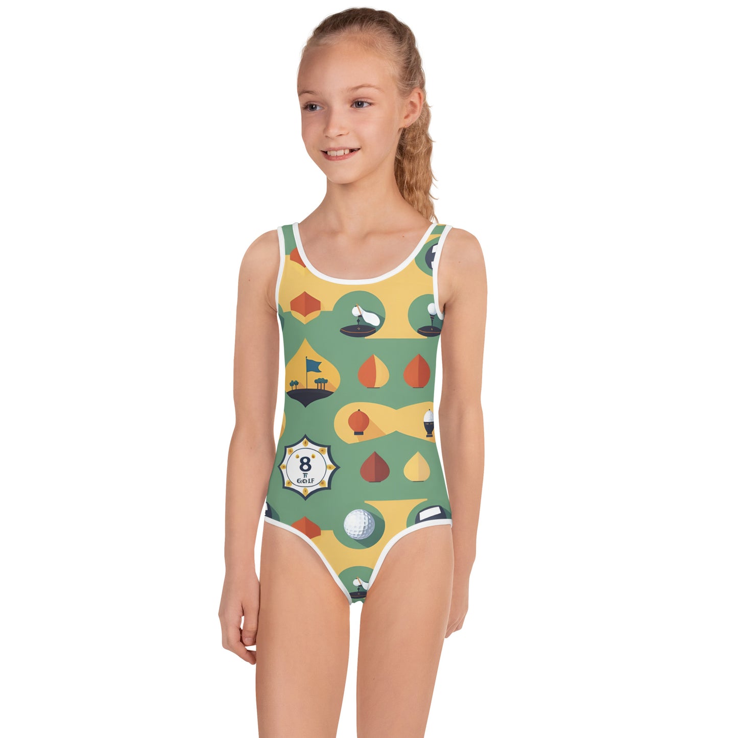 All-Over Print Kids Swimsuit