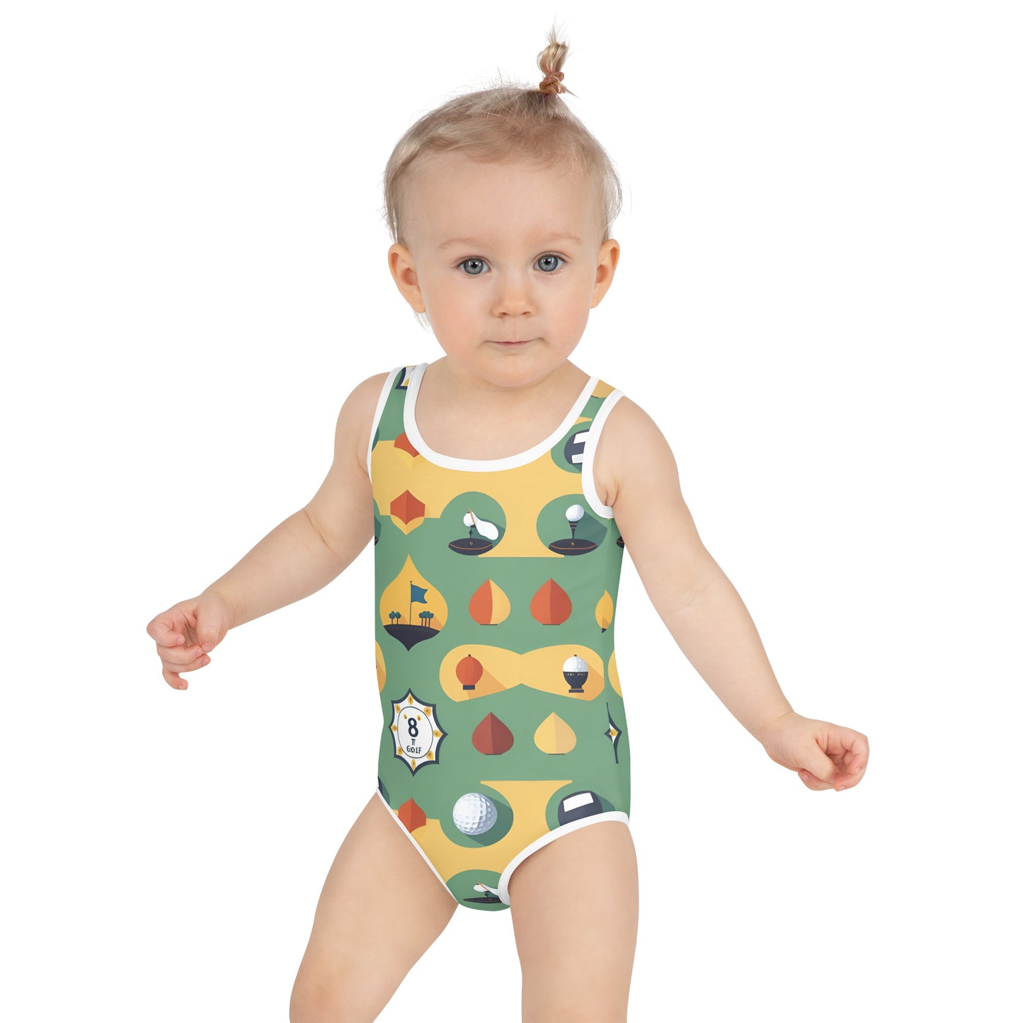 All-Over Print Kids Swimsuit