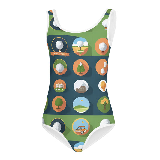 All-Over Print Kids Swimsuit