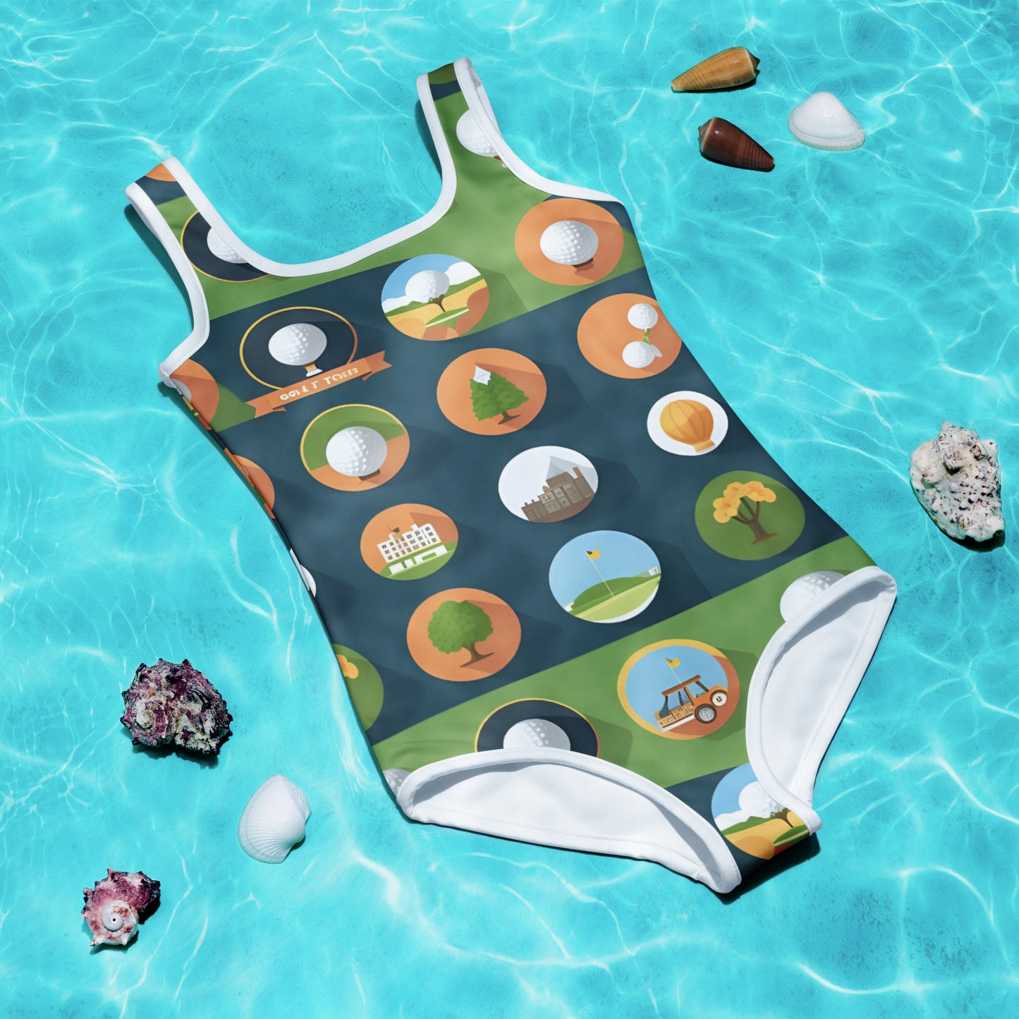 All-Over Print Kids Swimsuit