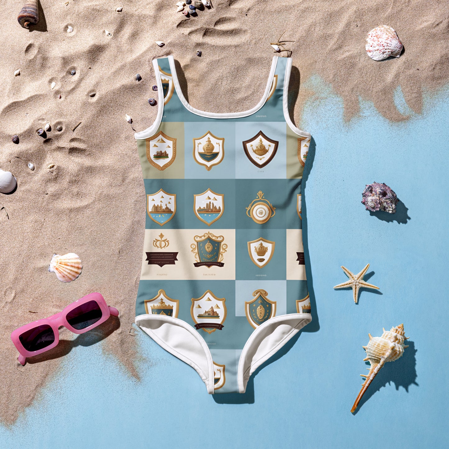 All-Over Print Kids Swimsuit