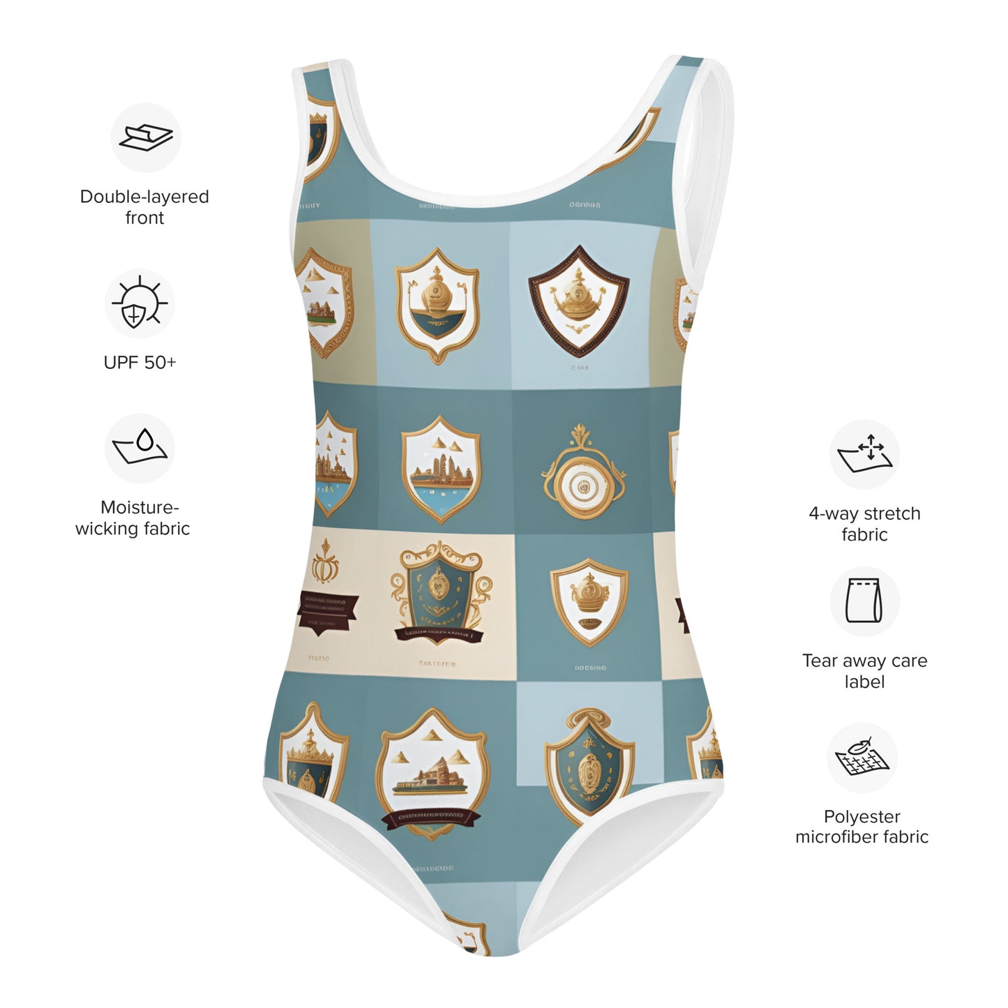 All-Over Print Kids Swimsuit