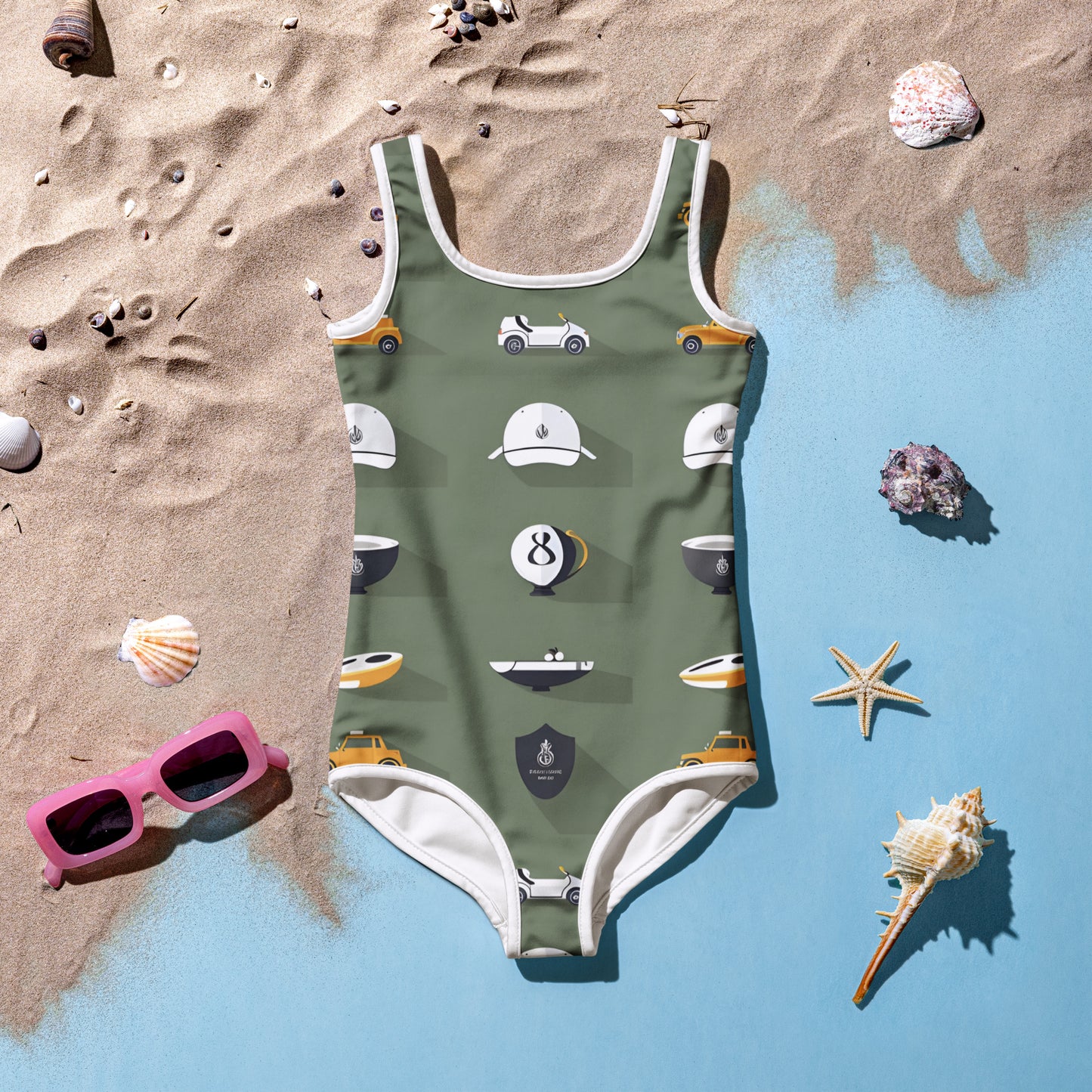 All-Over Print Kids Swimsuit