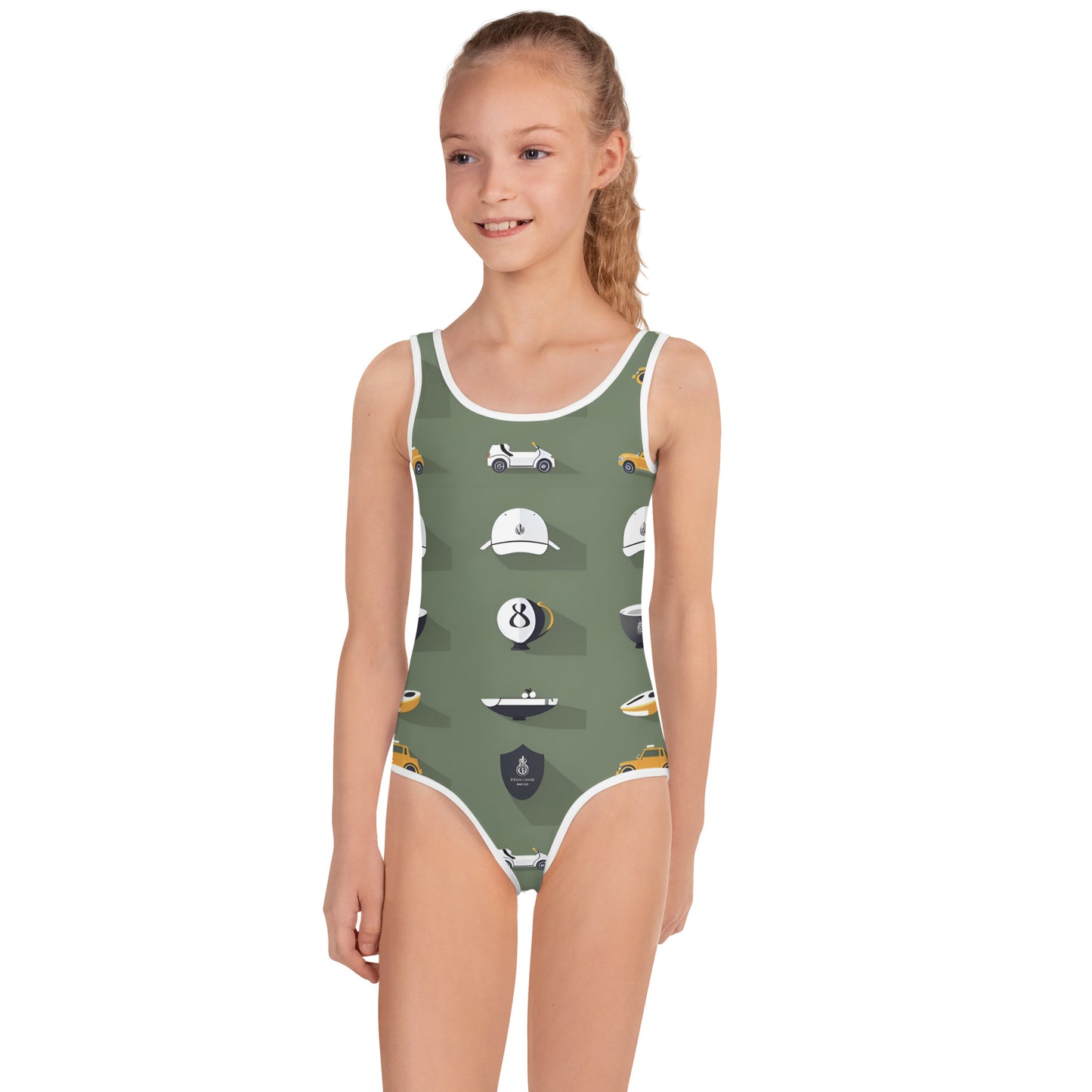 All-Over Print Kids Swimsuit