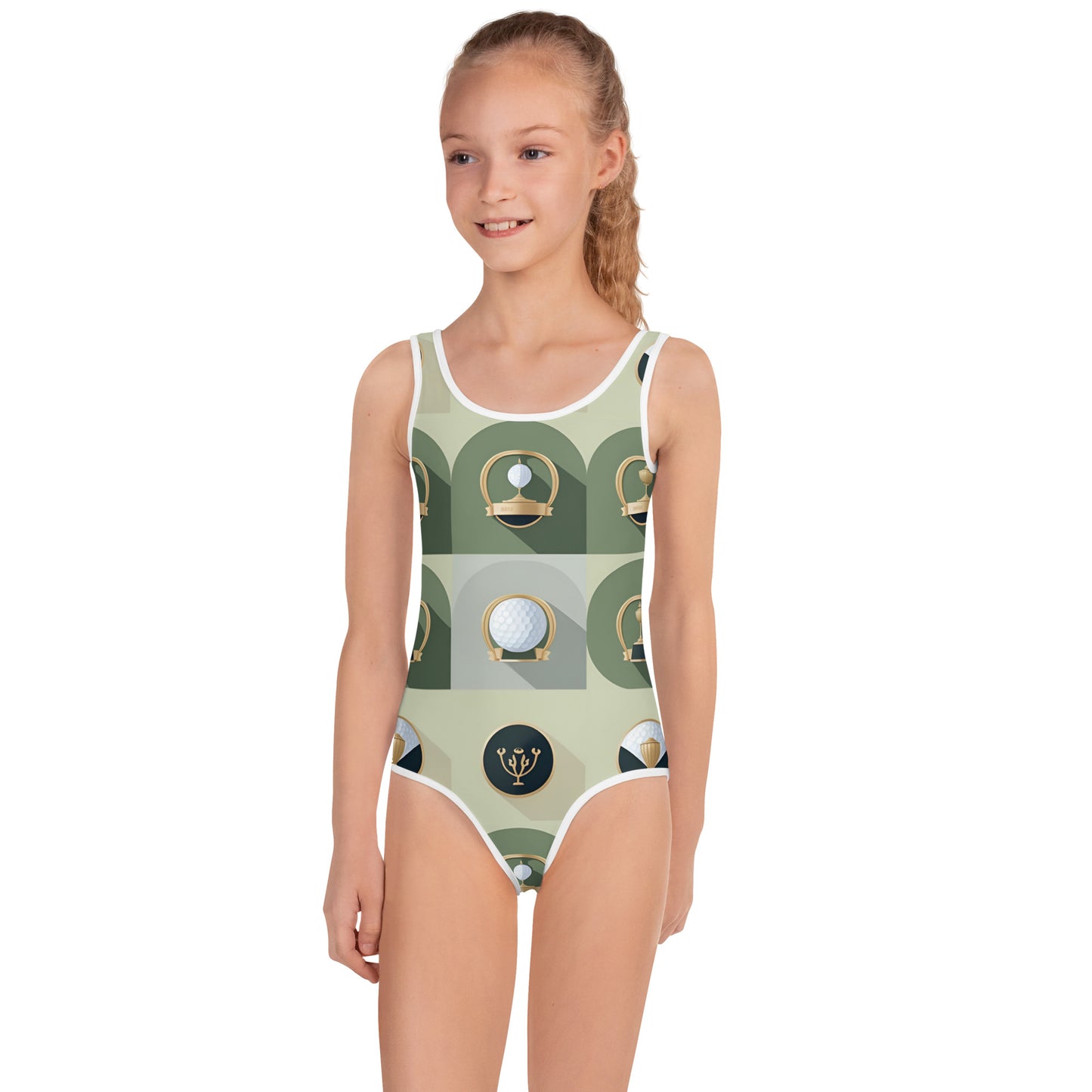 All-Over Print Kids Swimsuit