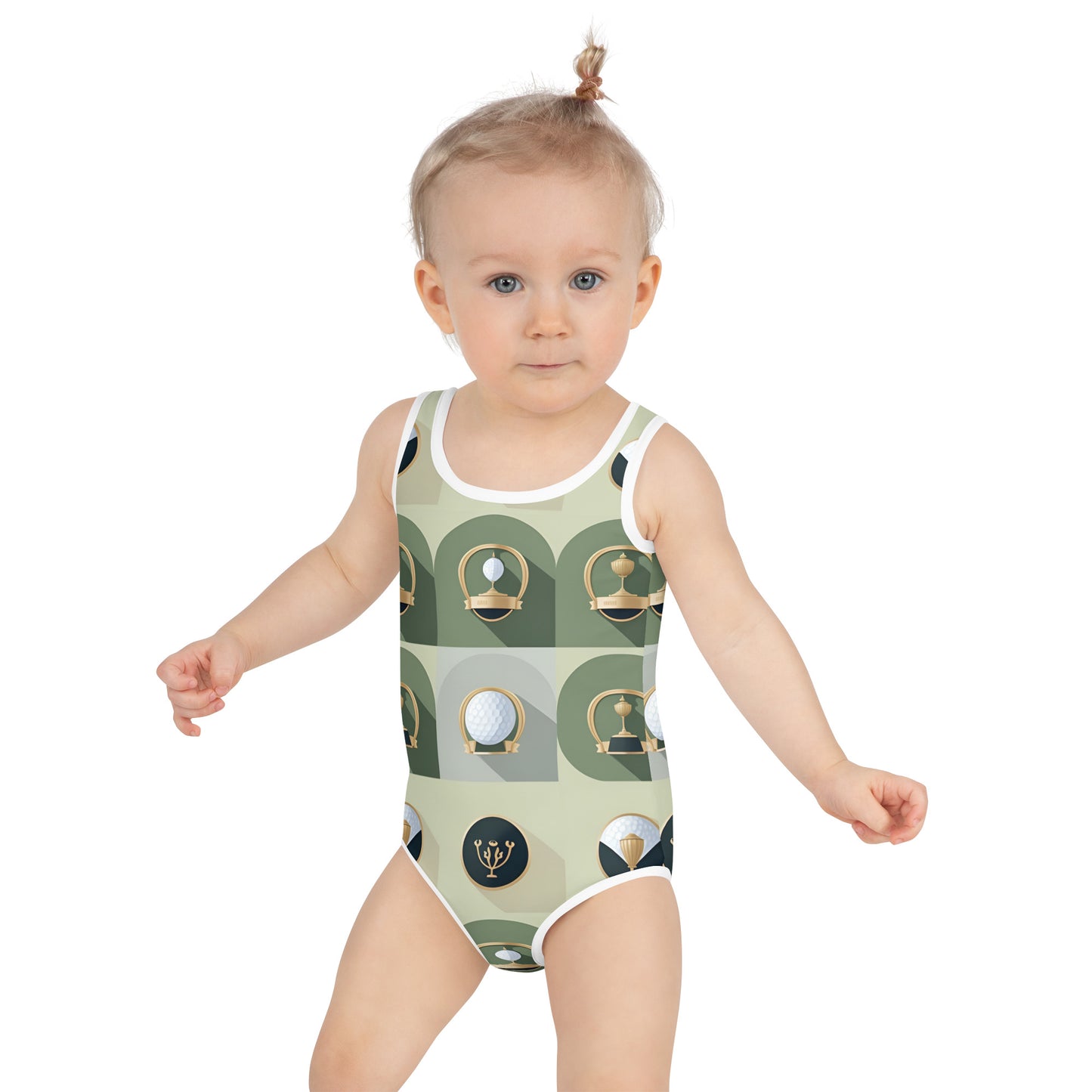 All-Over Print Kids Swimsuit