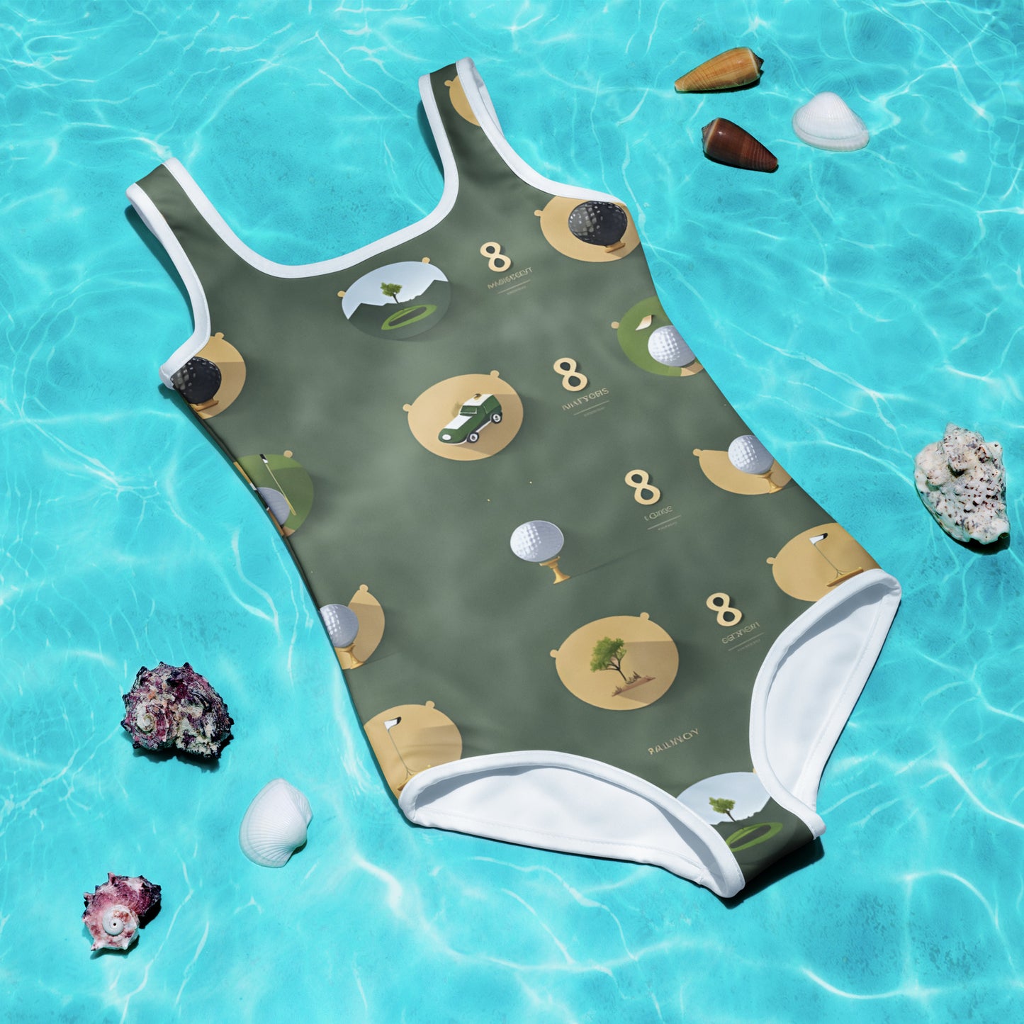 All-Over Print Kids Swimsuit