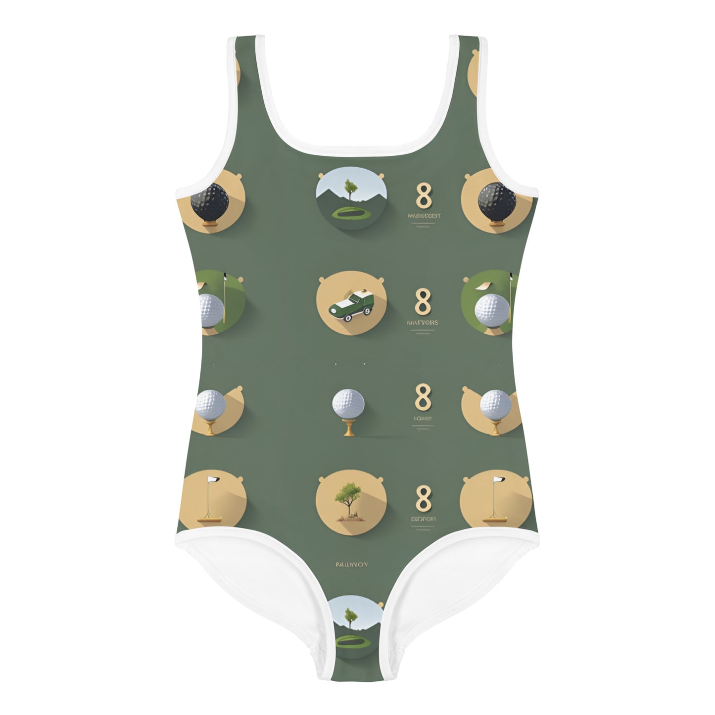 All-Over Print Kids Swimsuit