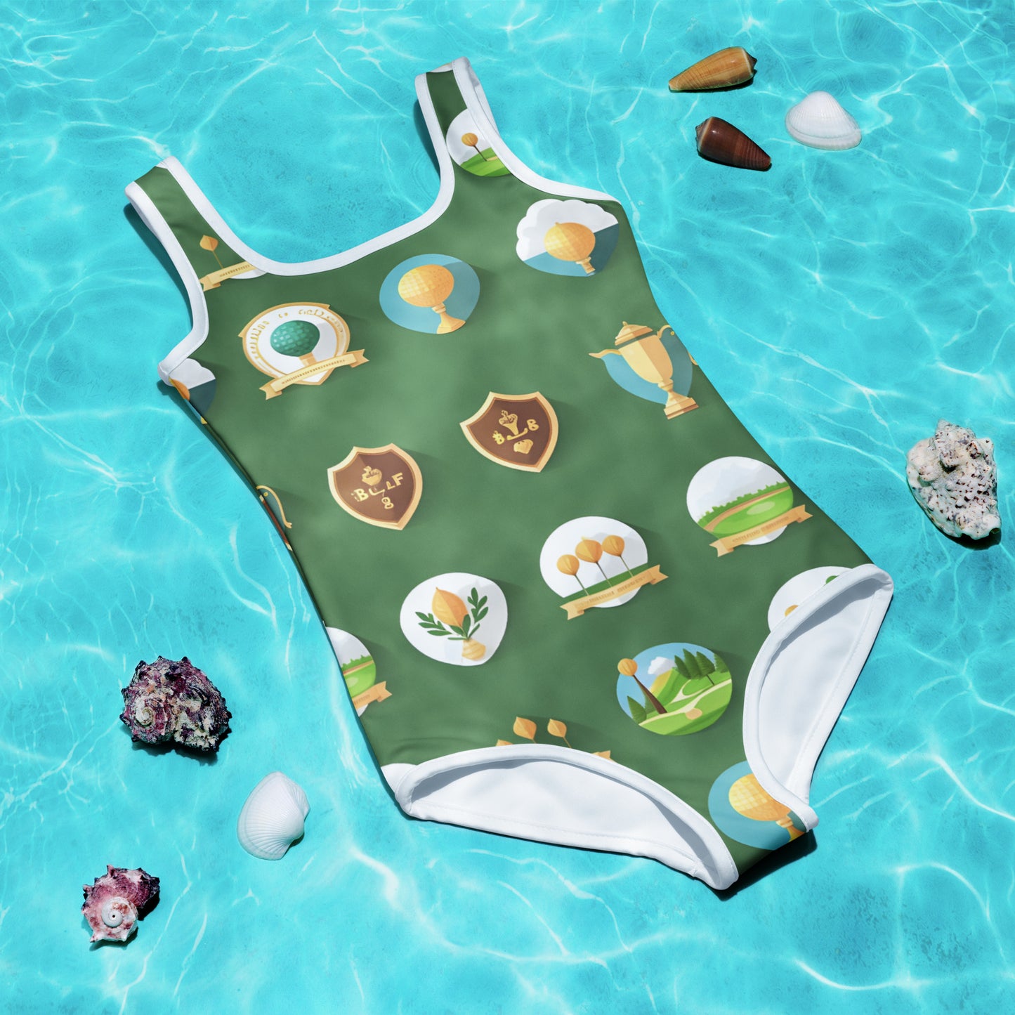 All-Over Print Kids Swimsuit