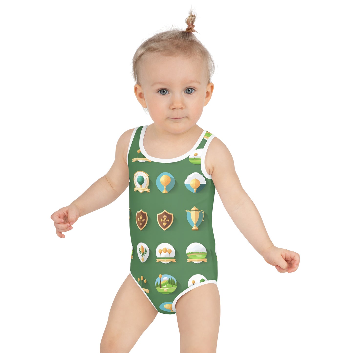 All-Over Print Kids Swimsuit