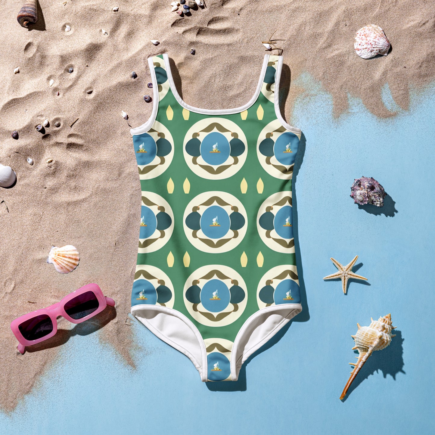 All-Over Print Kids Swimsuit