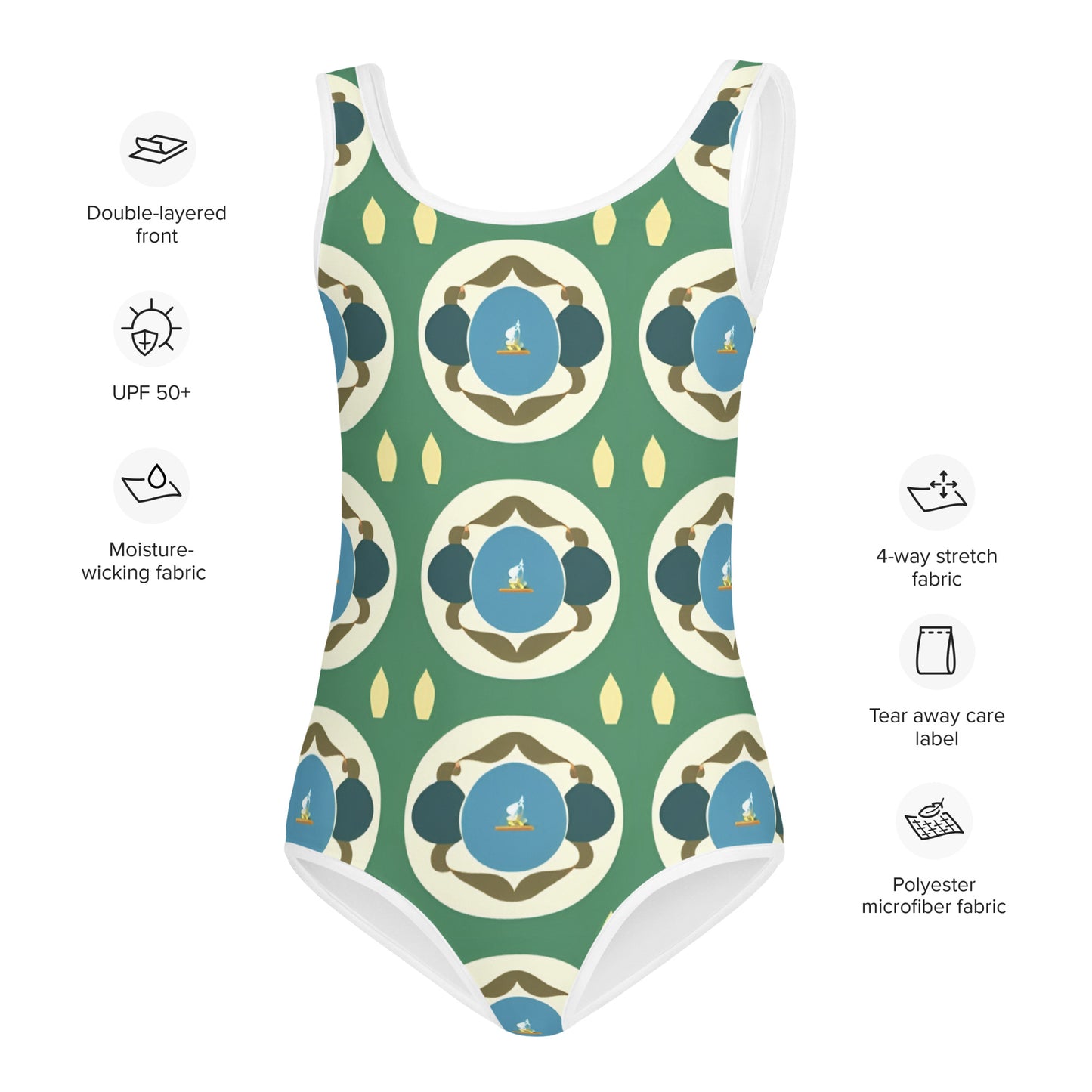 All-Over Print Kids Swimsuit