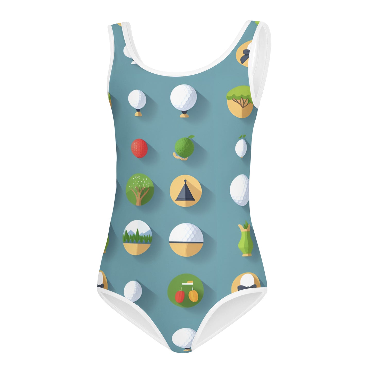 All-Over Print Kids Swimsuit