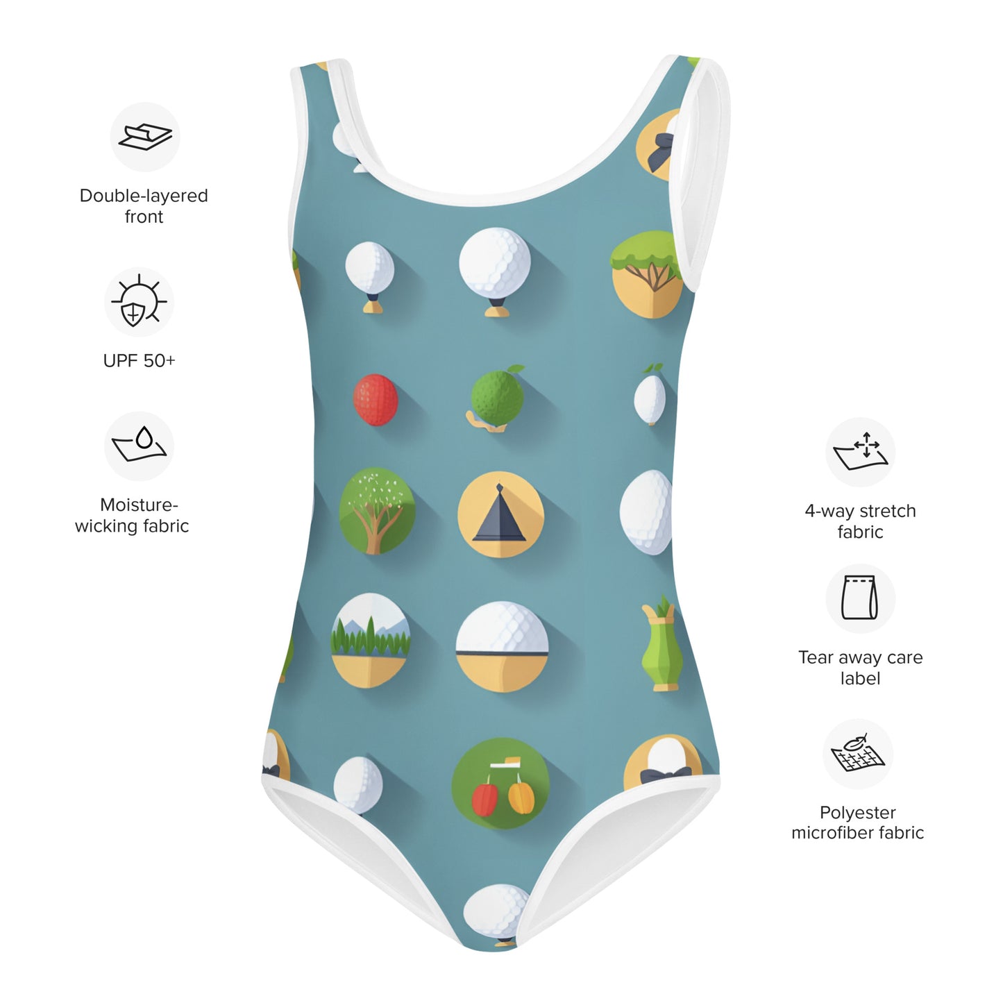 All-Over Print Kids Swimsuit