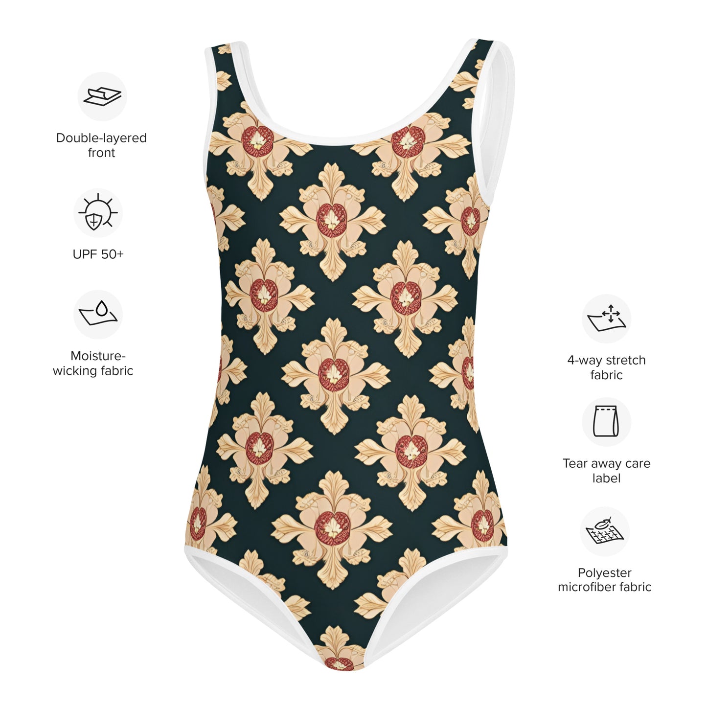 All-Over Print Kids Swimsuit